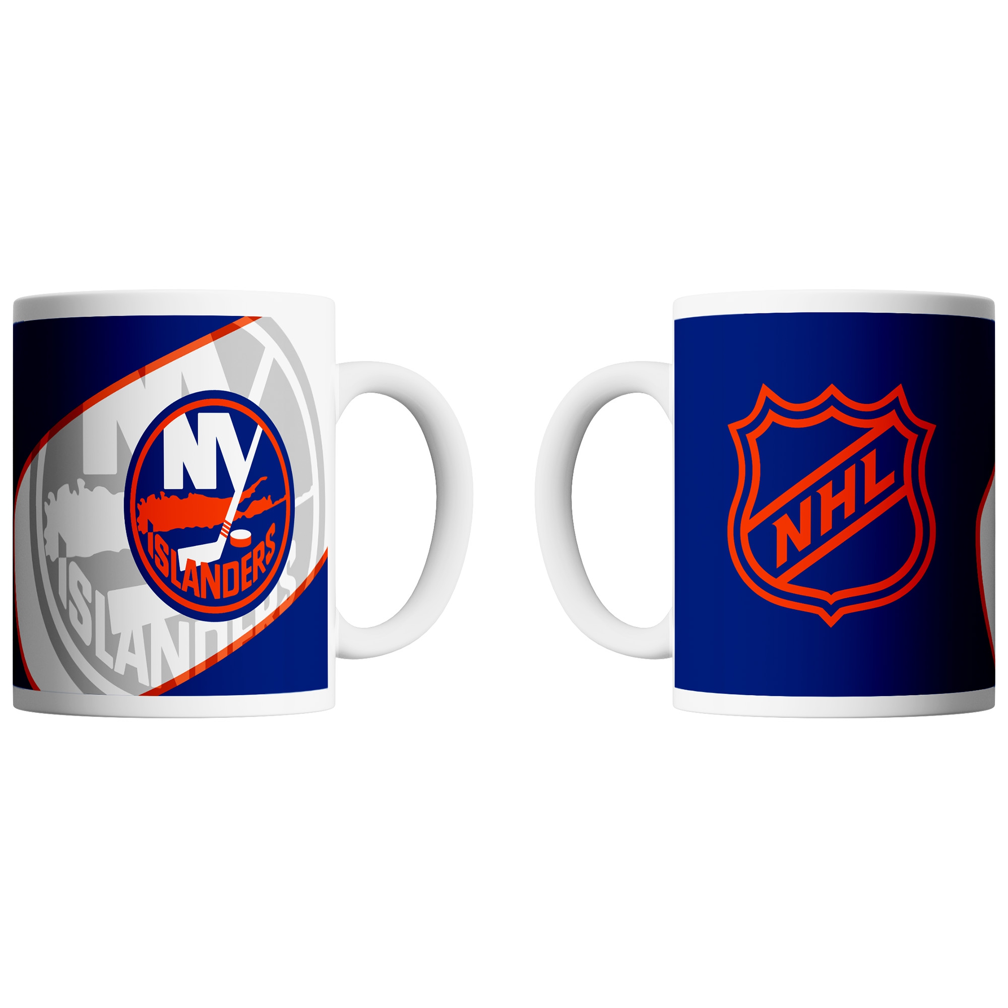New York Islanders Shadow Logo & Shield NHL Mug (330 ml)