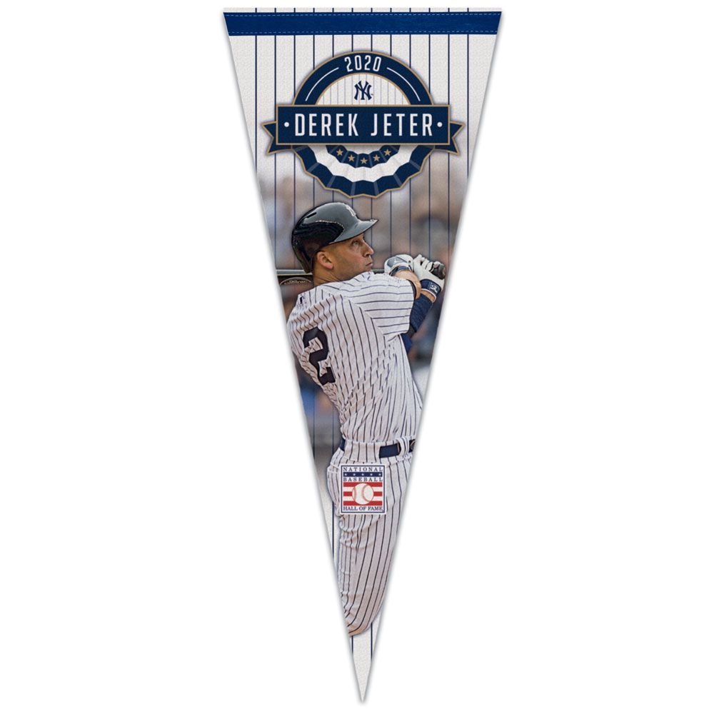 Derek Jeter 2020 Hall of Fame Yankees Premium MLB Wimpel