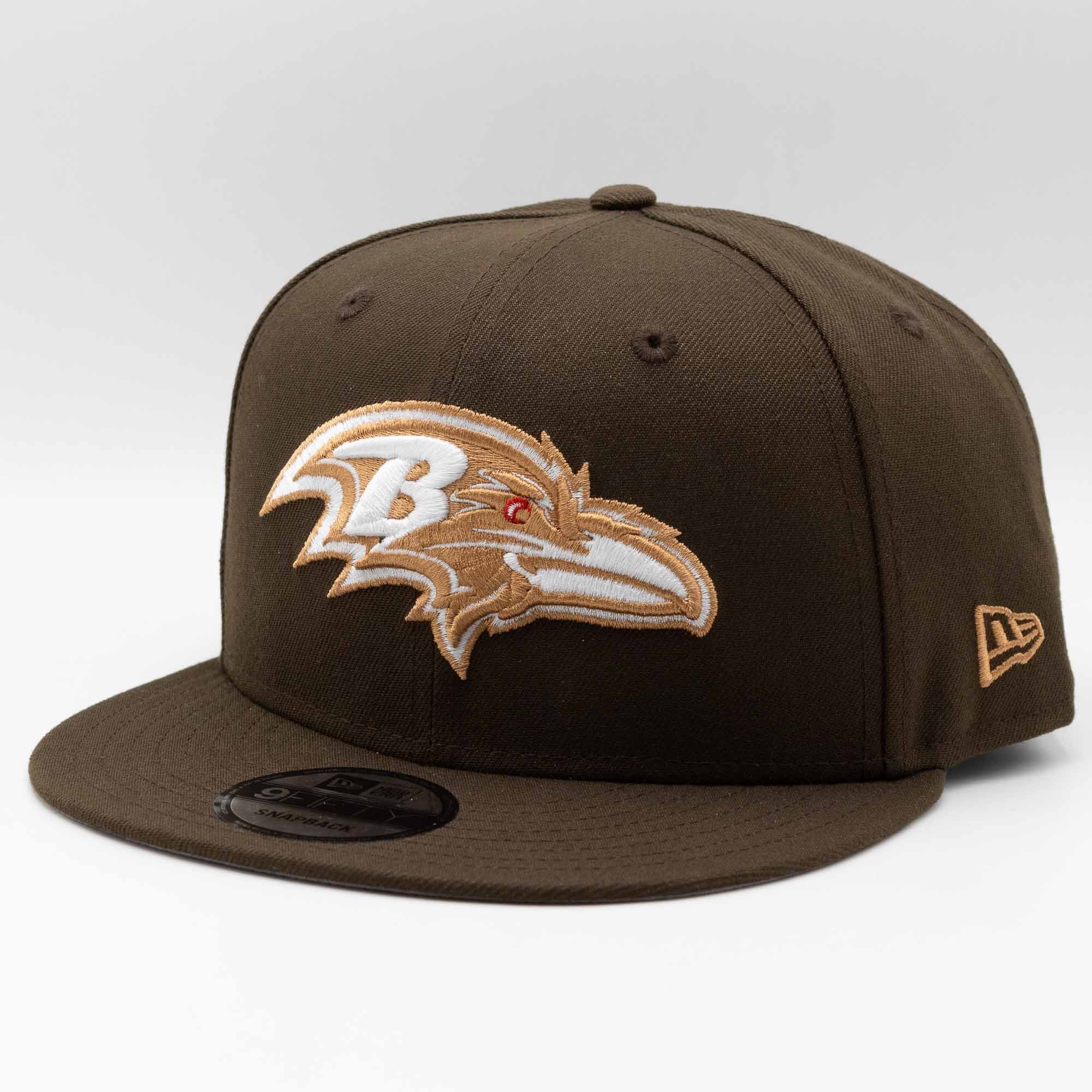Baltimore Ravens Walnut New Era 9FIFTY Snapback NFL Cap Braun