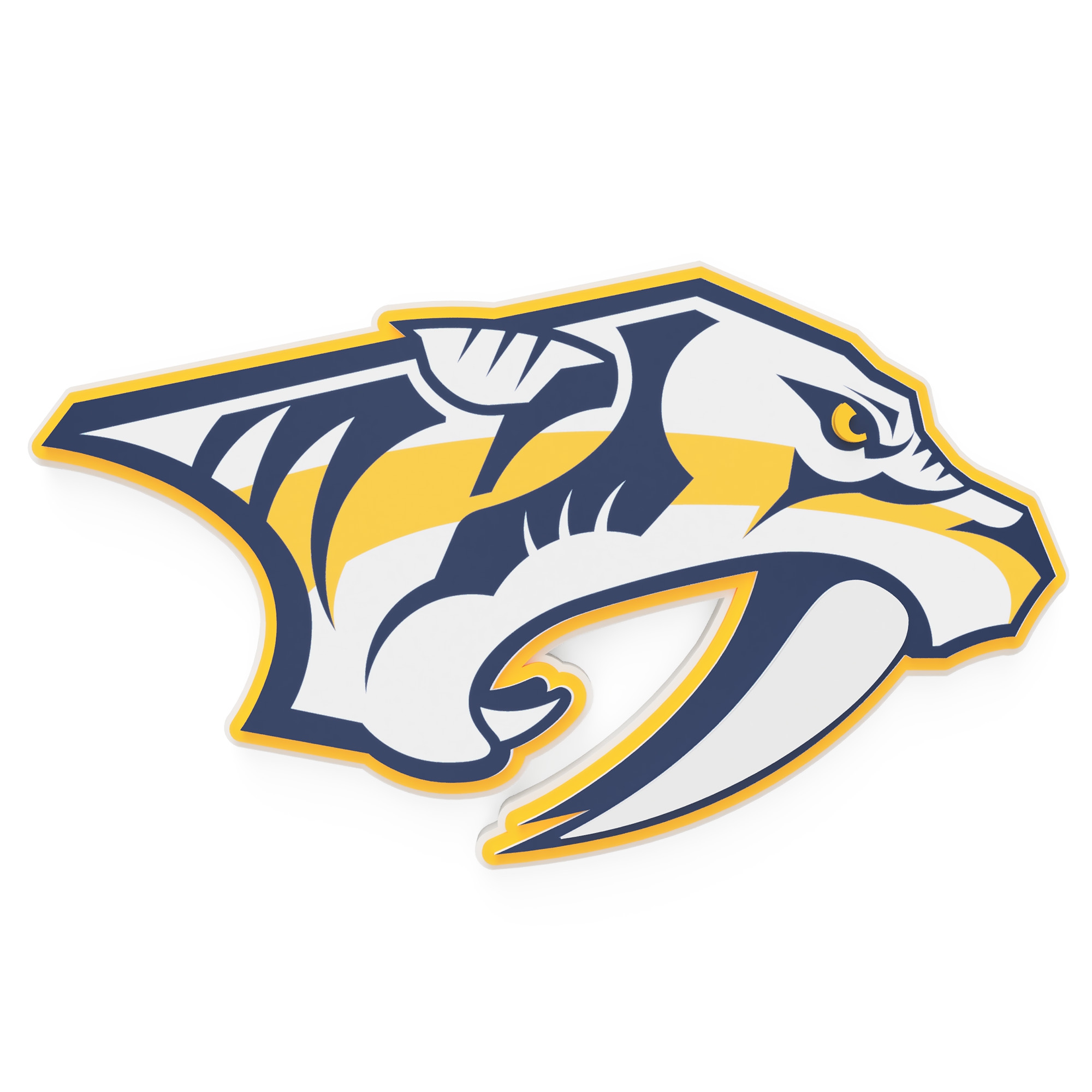 Nashville Predators NHL 3D Foam Logo Wall Sign