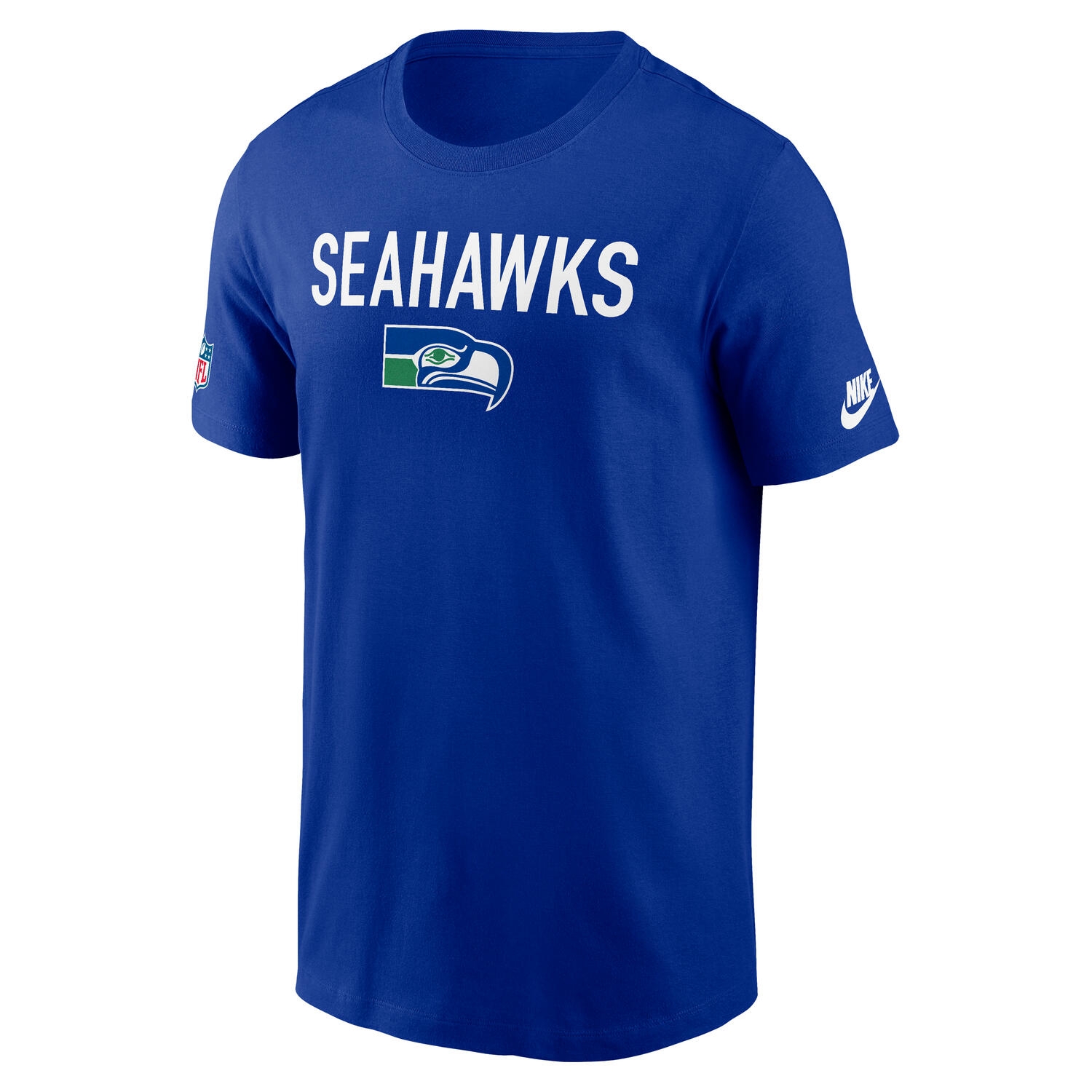 Seattle Seahawks 2025 NFL Sideline Throwback Dri-Fit Performance T-Shirt Blau