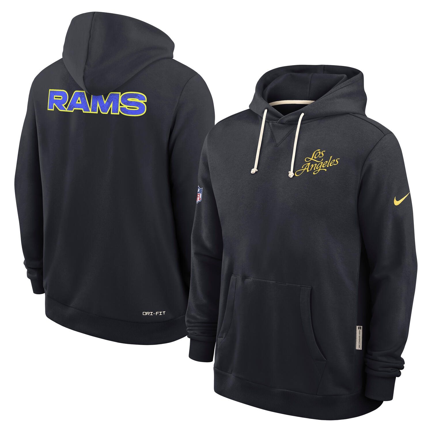 Los Angeles Rams 2025 Rivalries Sideline Standard Issue Hoodie Schwarz