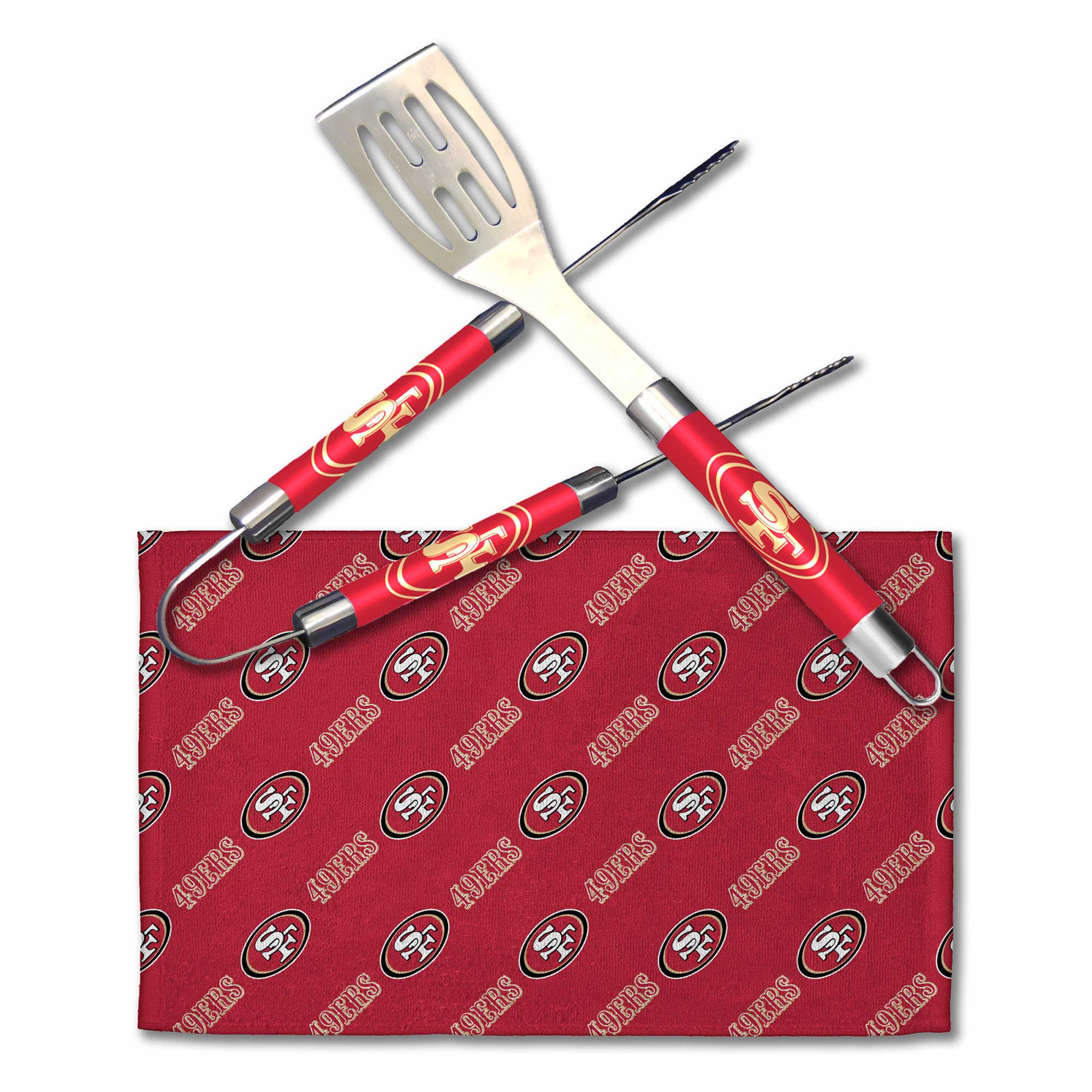 San Francisco 49ers NFL Barbecue Grillbesteck-Set (3-Teilig)