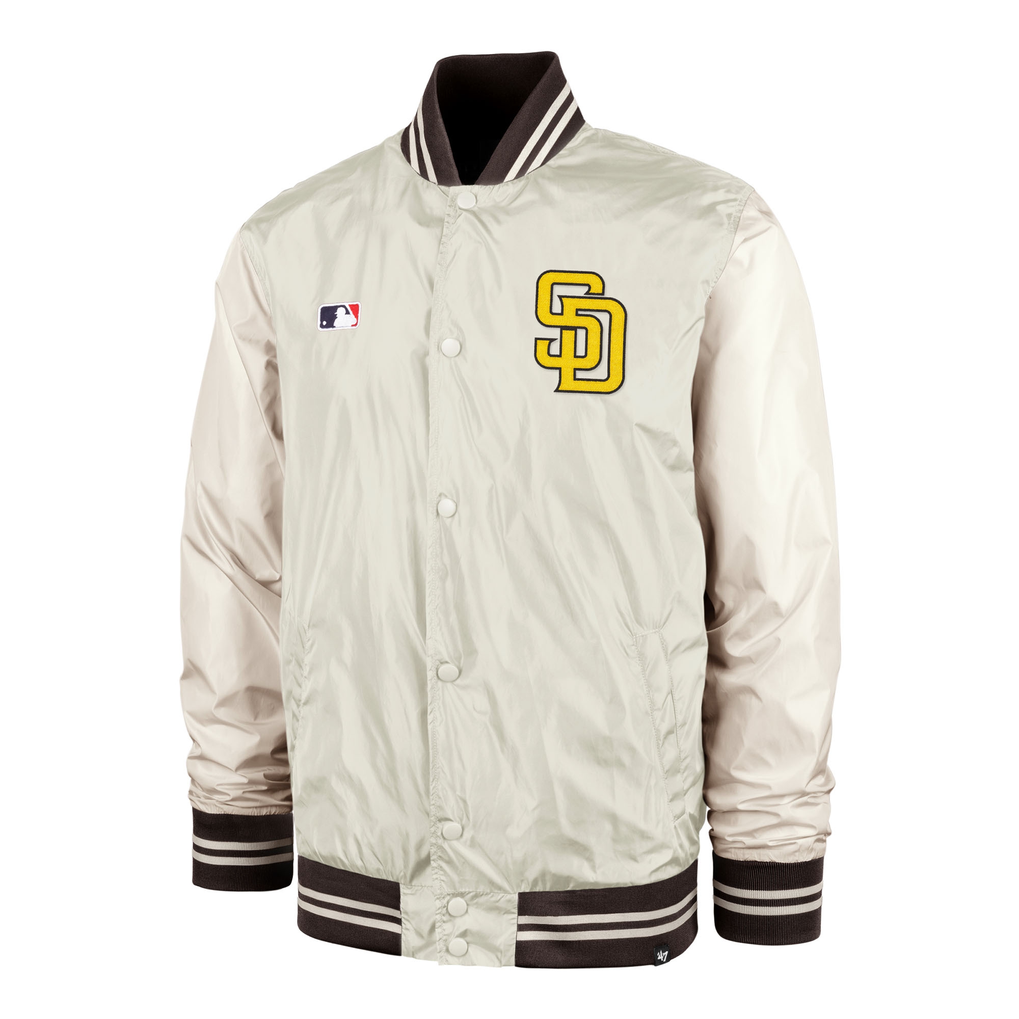 San Diego Padres '47 Regent MLB Track Jacket Natural