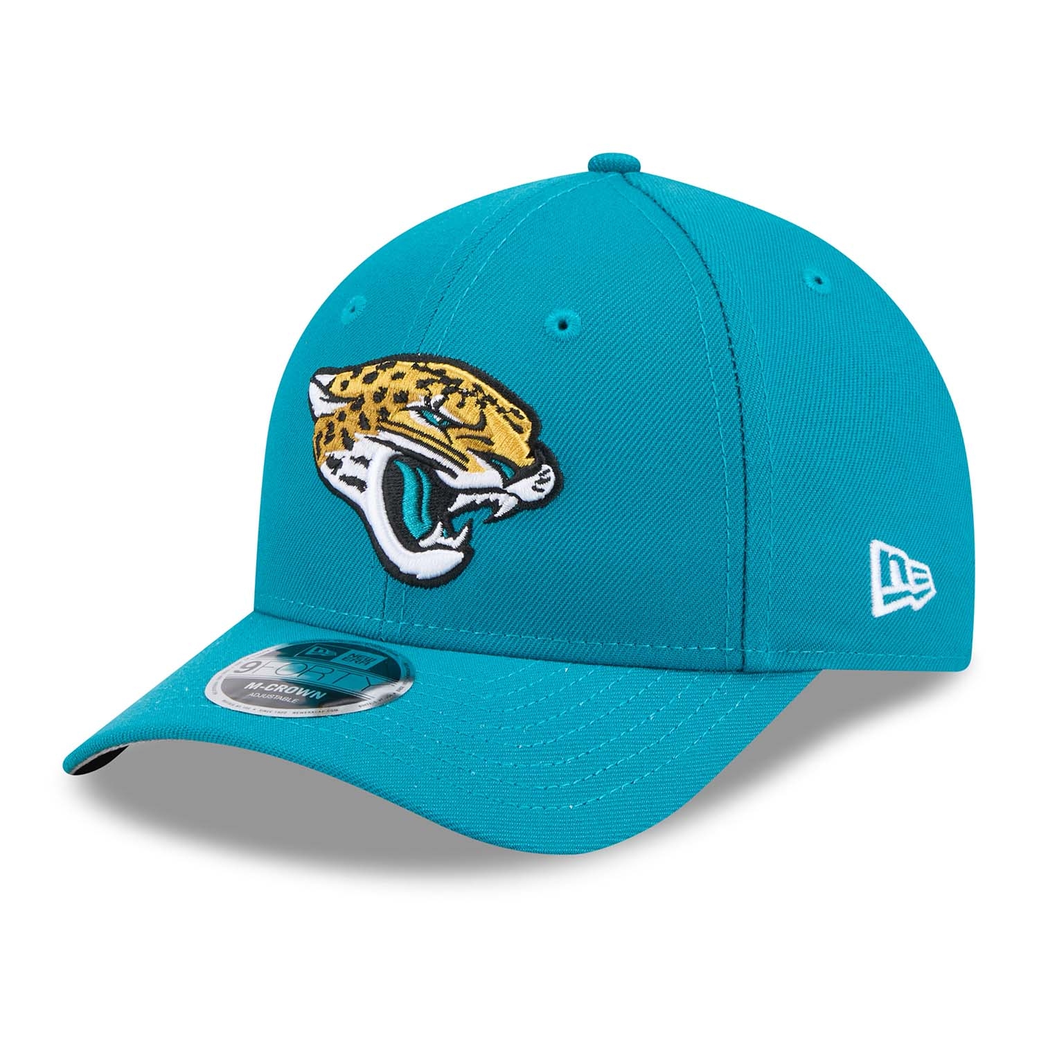 Jacksonville Jaguars NFL Team Logo New Era 9FORTY M-Crown Snapback Cap Türkis