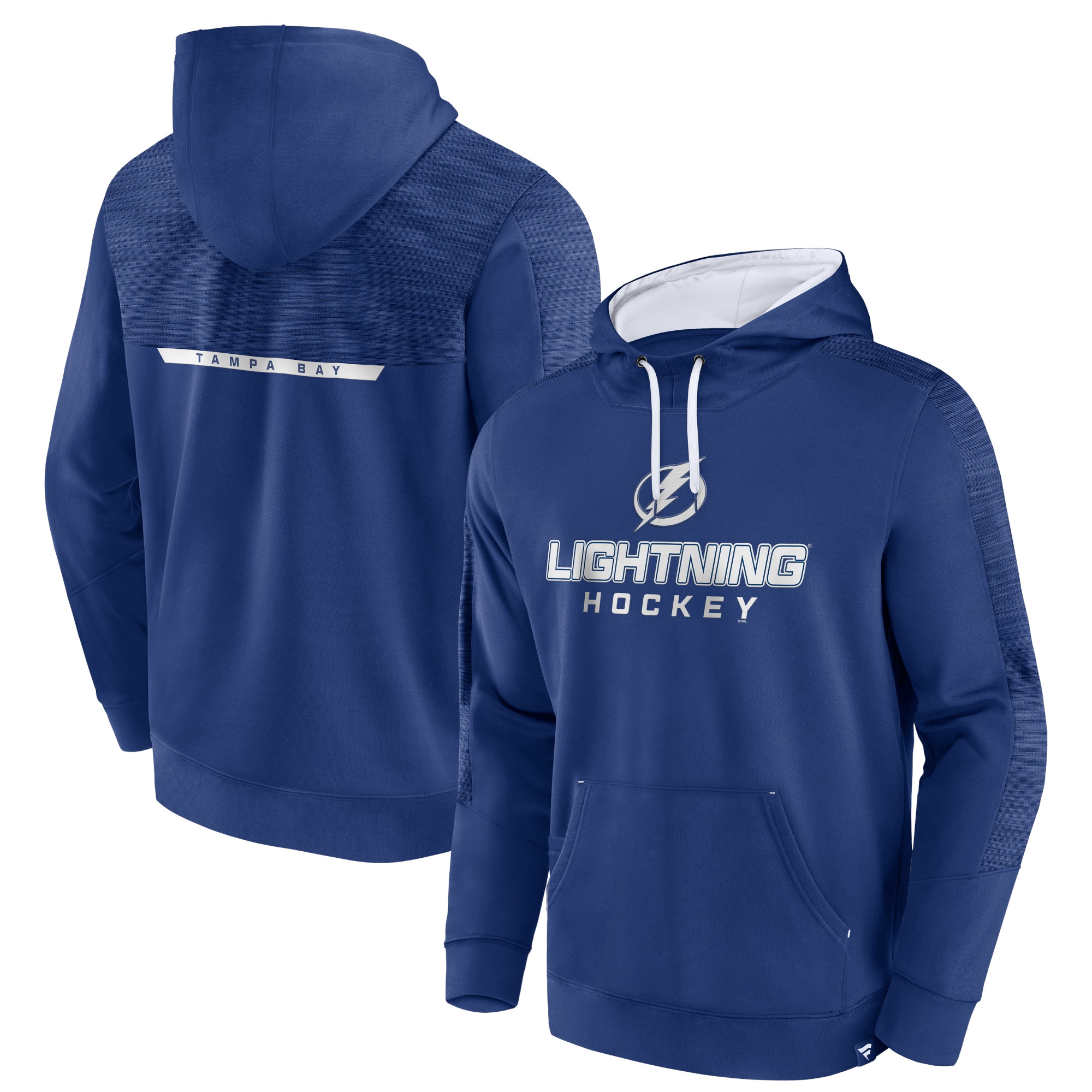 Tampa Bay Lightning Defender Performance NHL Hoodie Blue