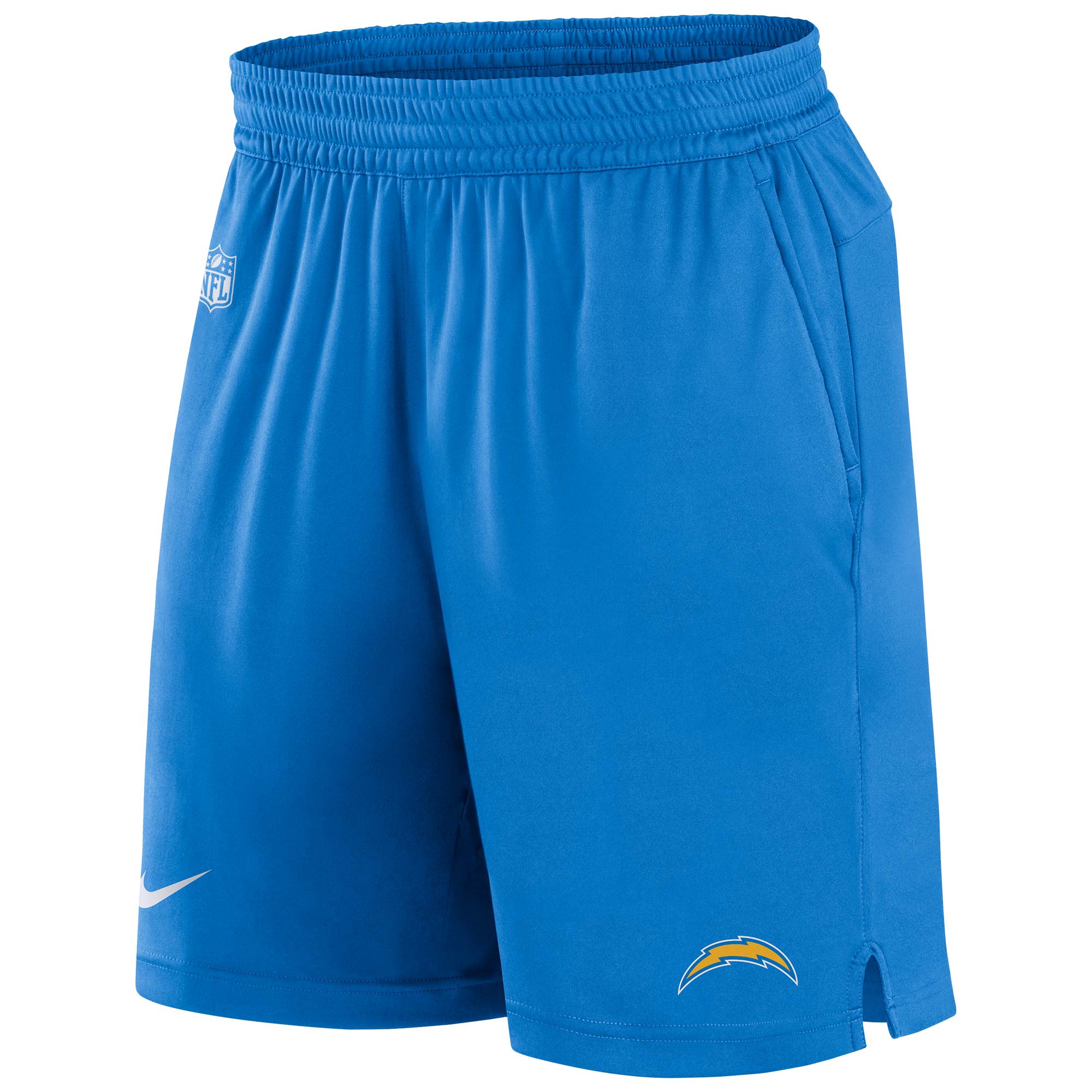 Los Angeles Chargers 2023 NFL Sideline Nike Dri-FIT Shorts Blau