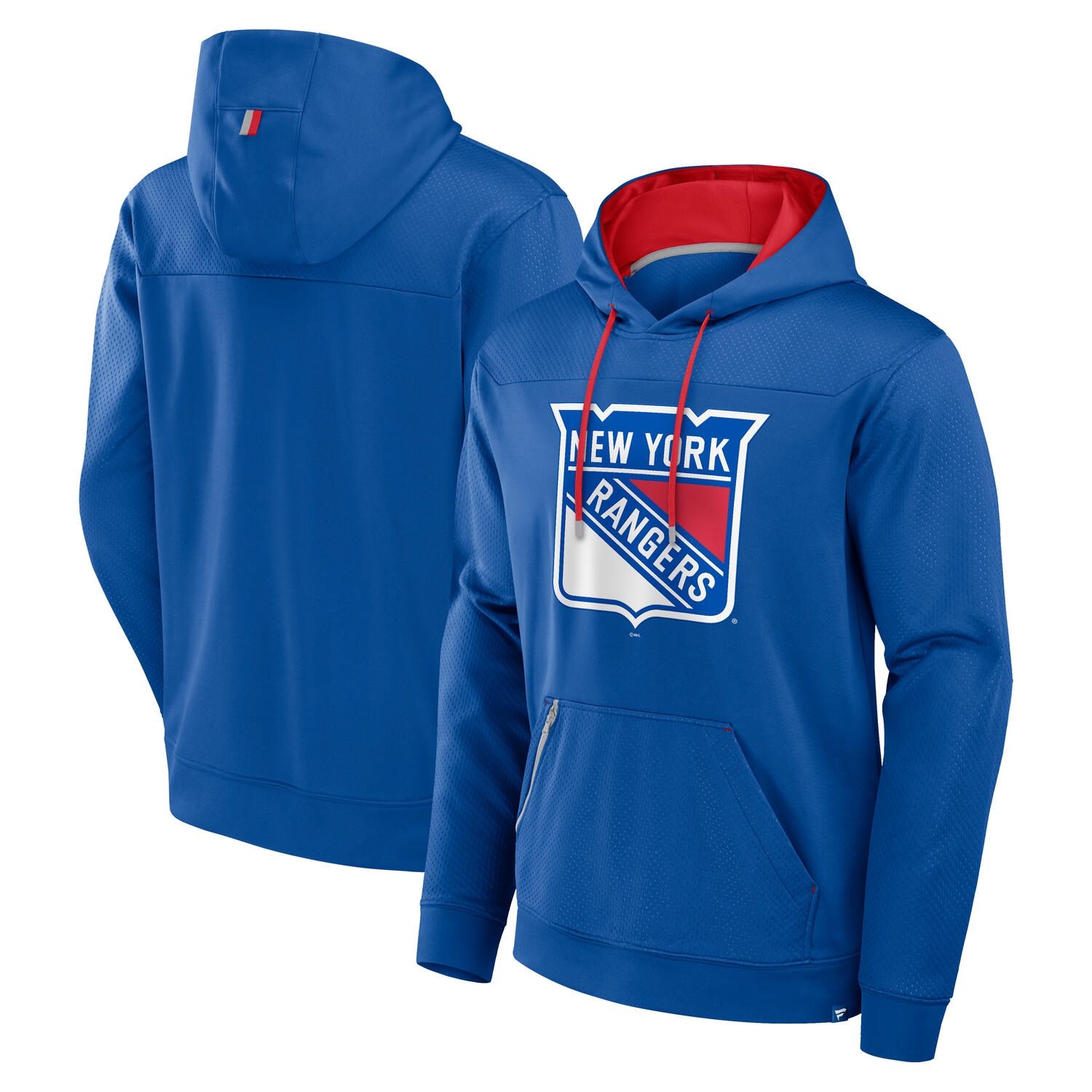New York Rangers Defender Dot Faded NHL Hoodie Blue