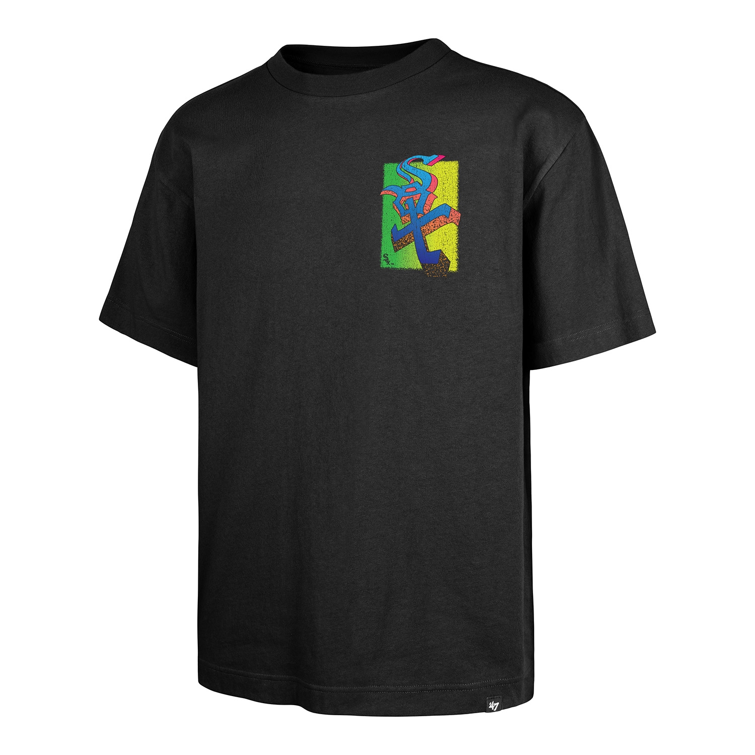 Chicago White Sox Sundale '47 Foundation MLB T-Shirt Schwarz