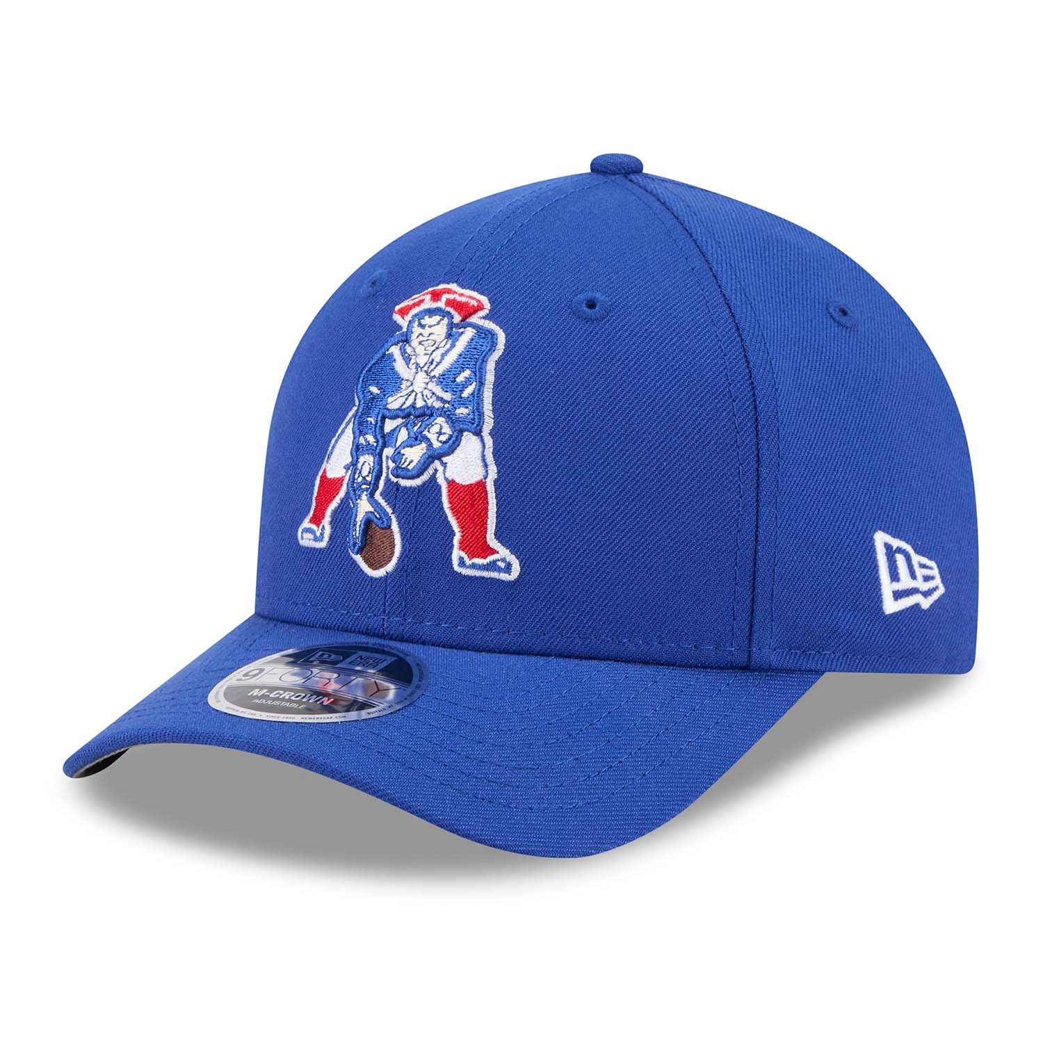 New England Patriots NFL Throwback New Era 9FORTY M-Crown Snapback Cap Blau