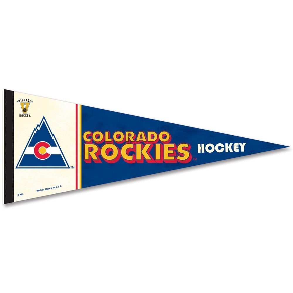 Colorado Rockies Vintage WinCraft Premium NHL Wimpel