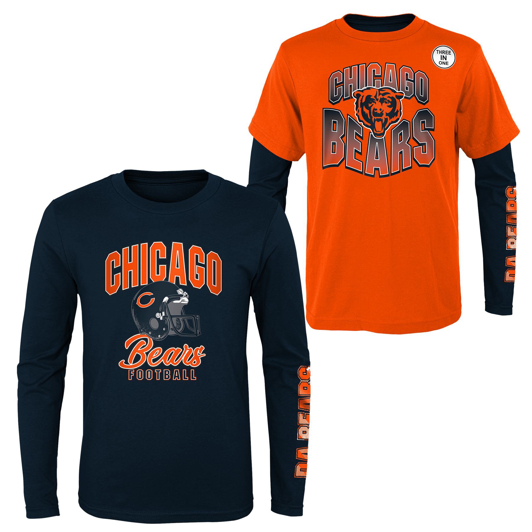 Chicago Bears Game Day 3-in-1 Combo NFL Shirt (YOUTH)
