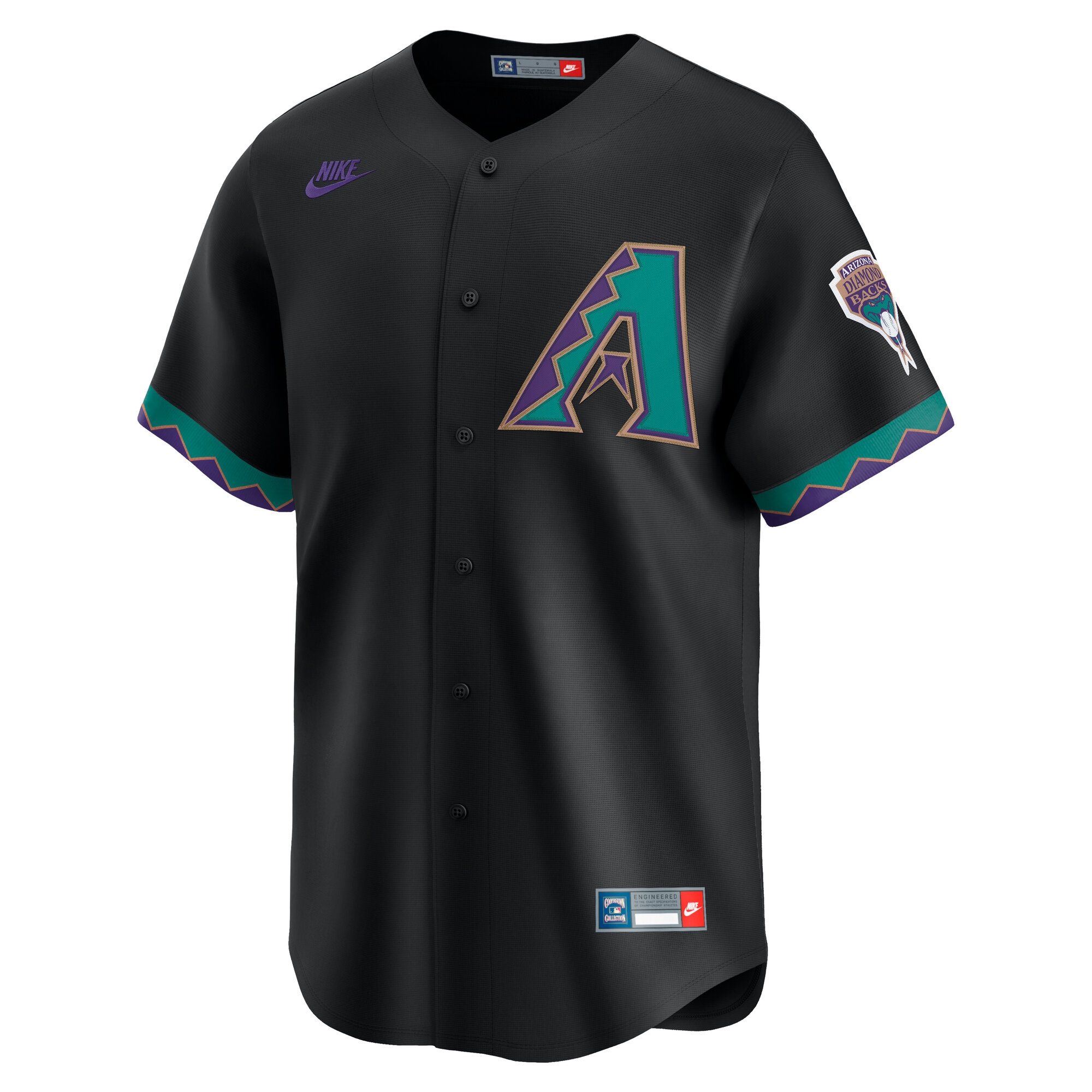 Arizona Diamondbacks Cooperstown Nike Limited MLB Jersey Black