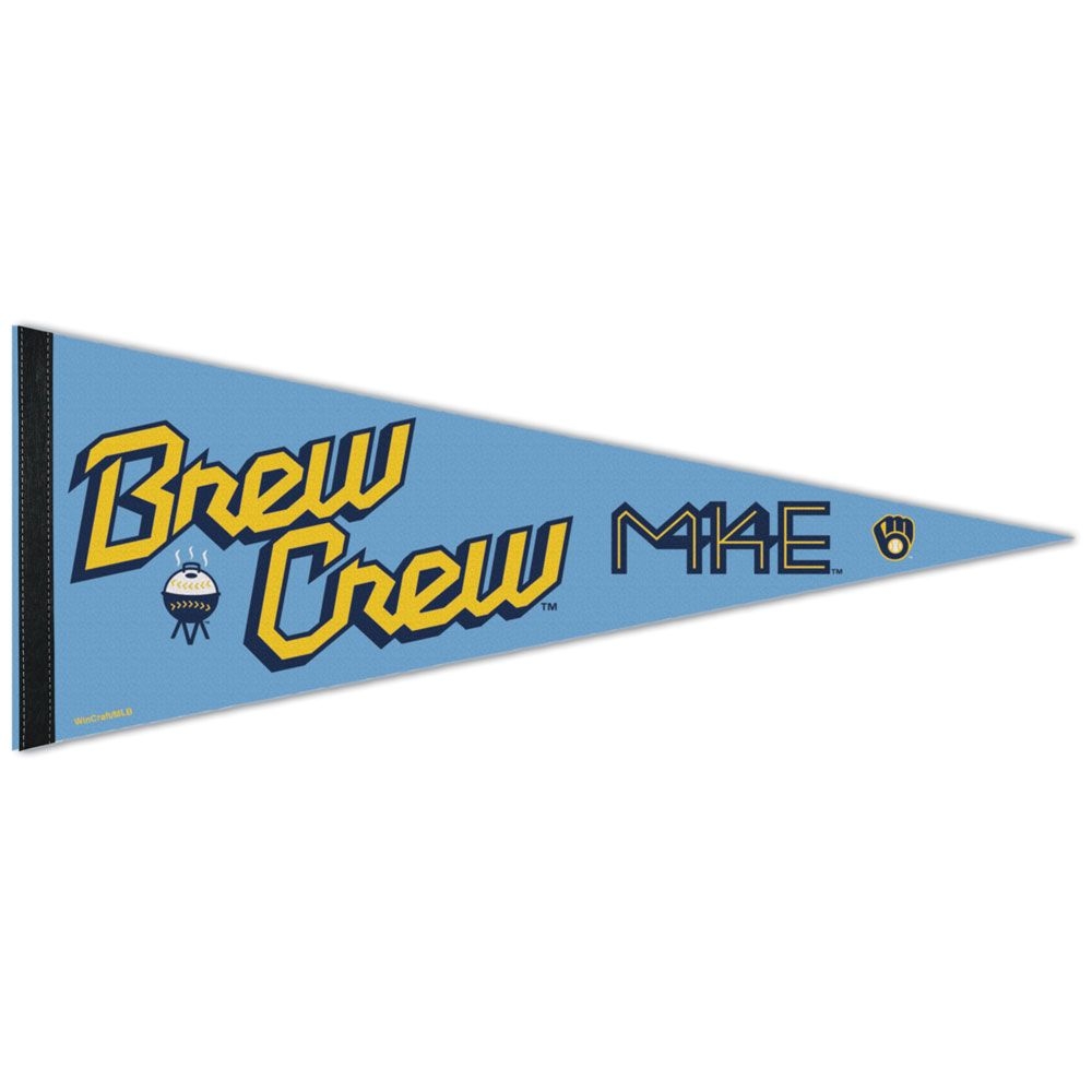 Milwaukee Brewers City Connect WinCraft Premium MLB Wimpel