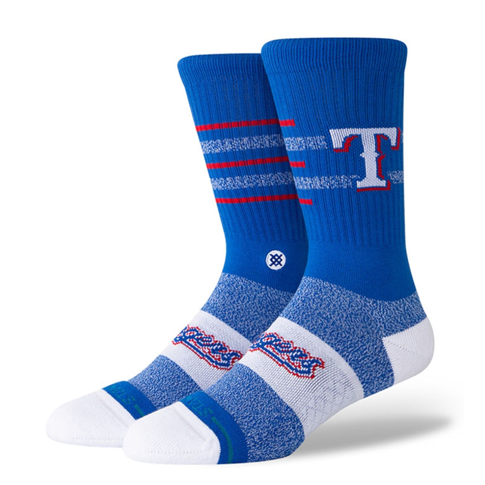 Texas Rangers Closer Stance MLB Crew Socken