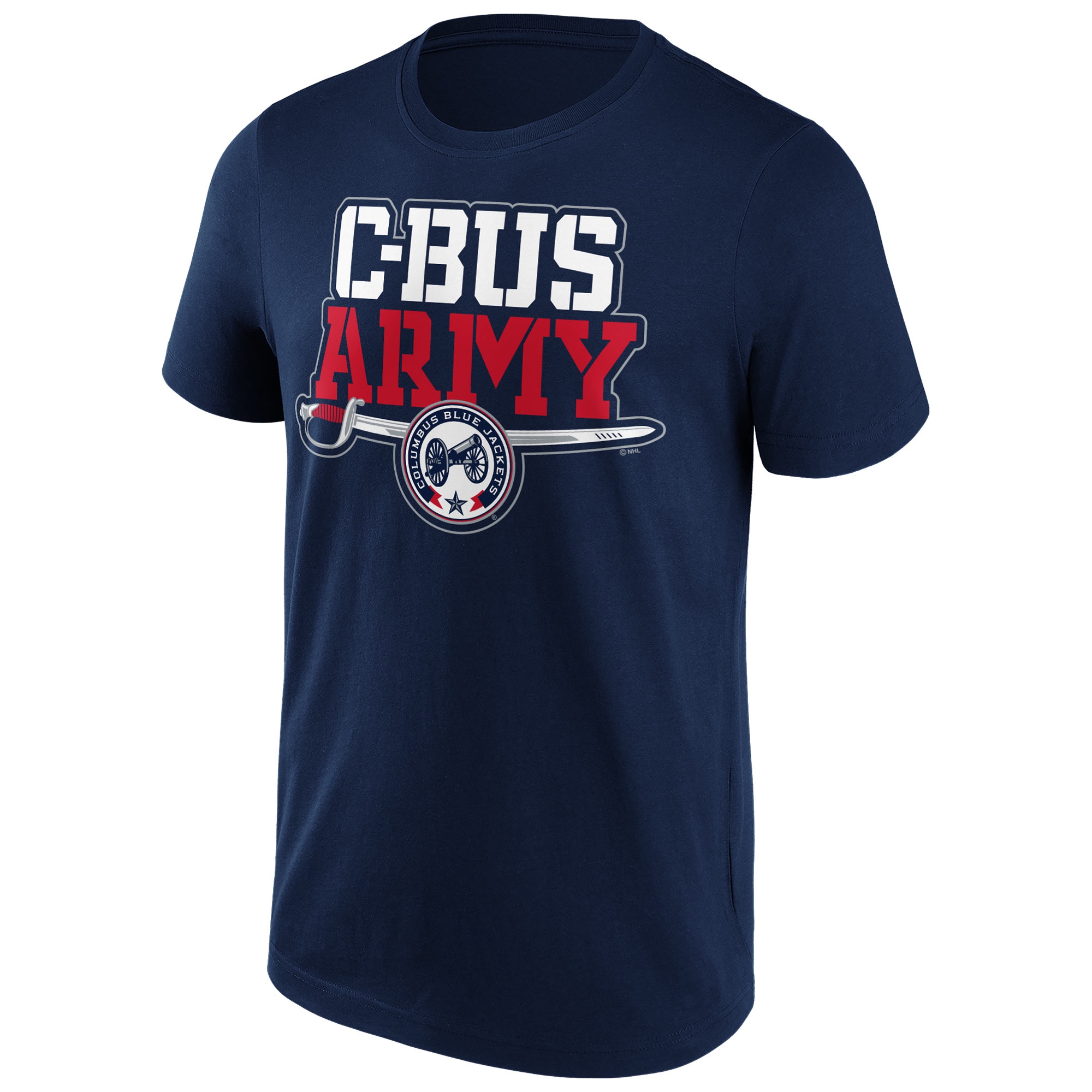Columbus Blue Jackets Hometown Fanatics NHL T-Shirt Navy