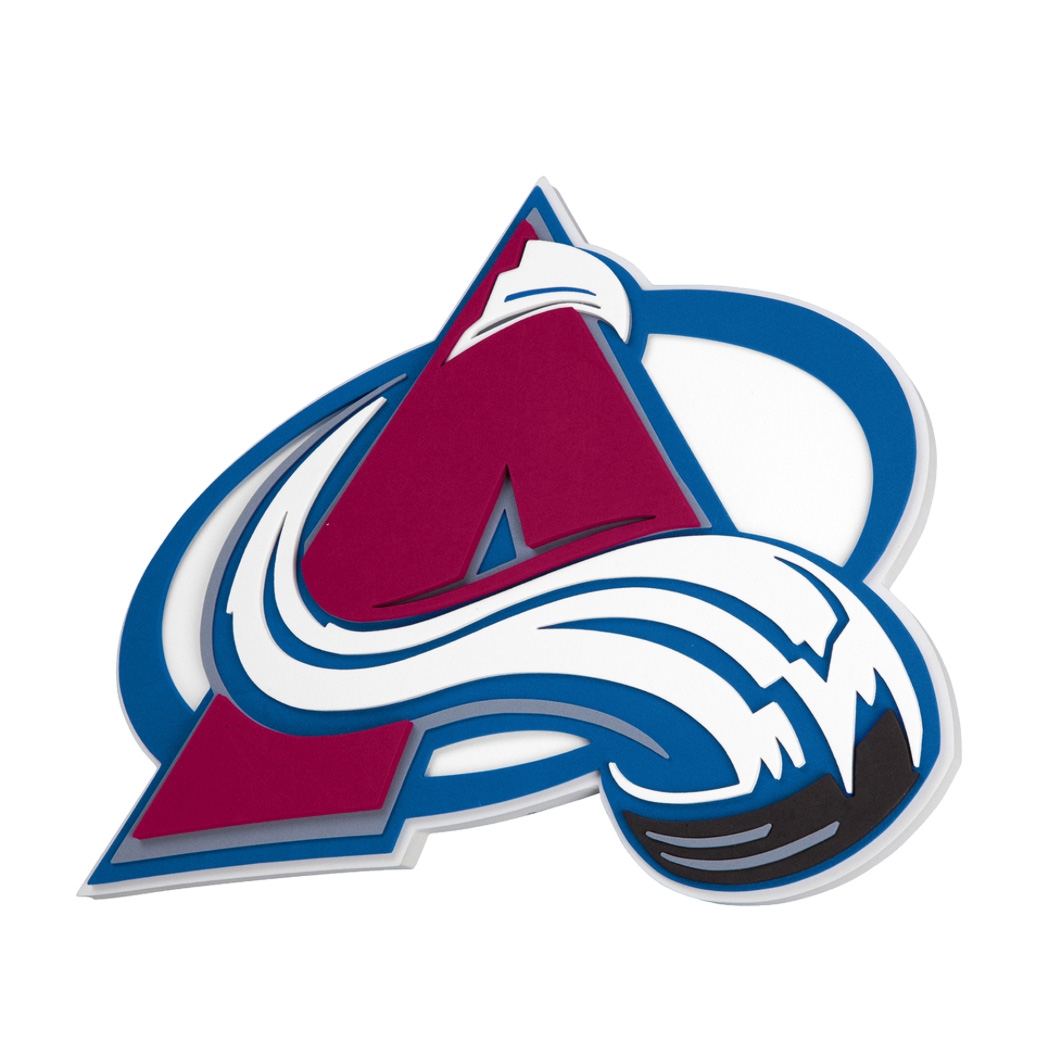 Colorado Avalanche NHL 3D Foam Logo Schild