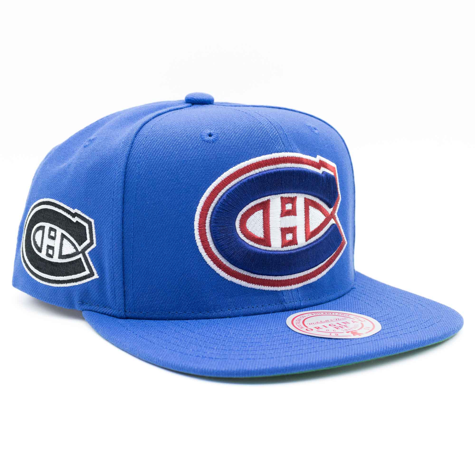 Montreal Canadiens Flip Mitchell & Ness Snapback NHL Cap Blue