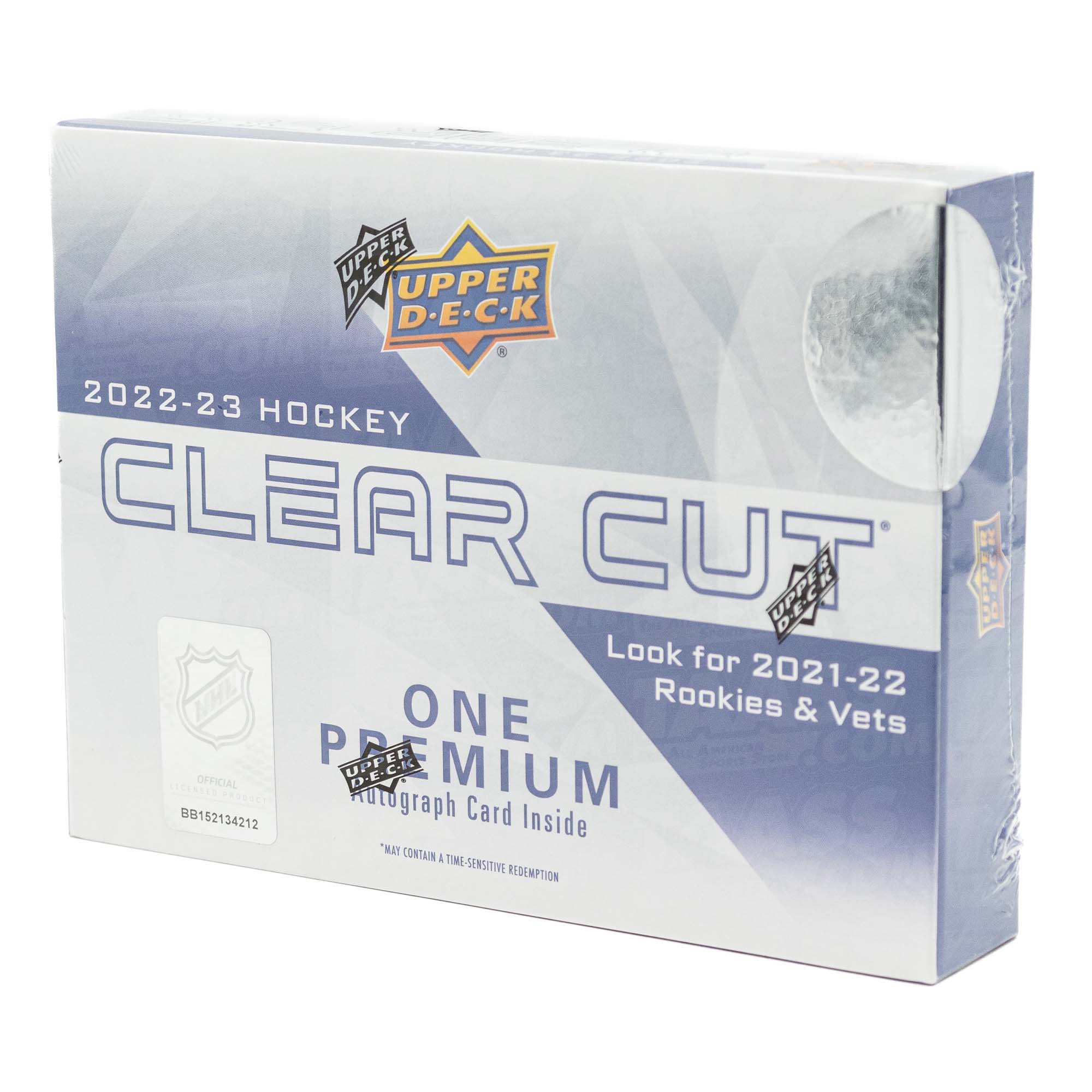 2022/23 Upper Deck Clear Cut Hockey NHL Hobby Box