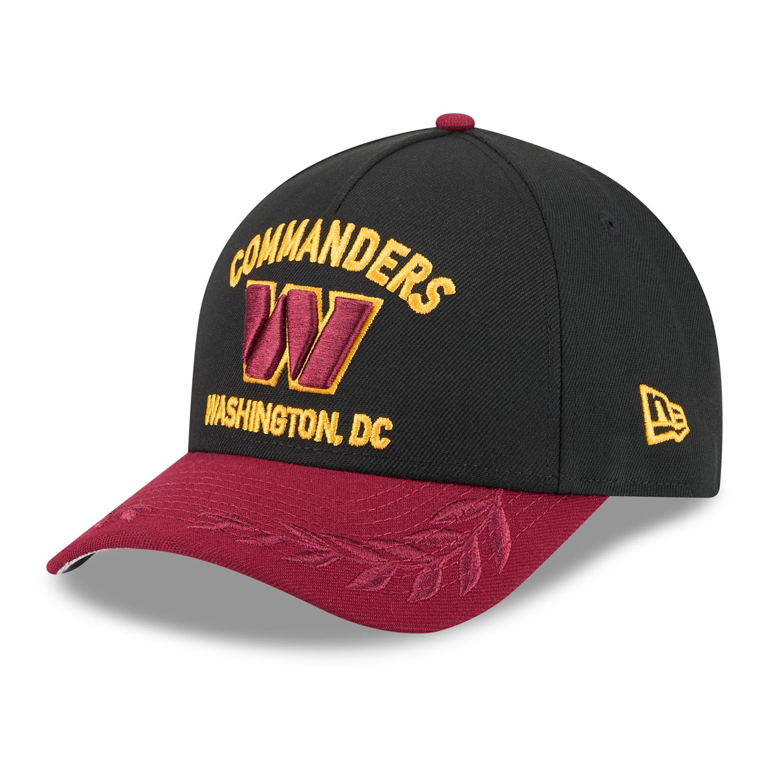 Washington Commanders 2025 NFL Draft 9FORTY M-Crown A-Frame Snapback Cap Schwarz