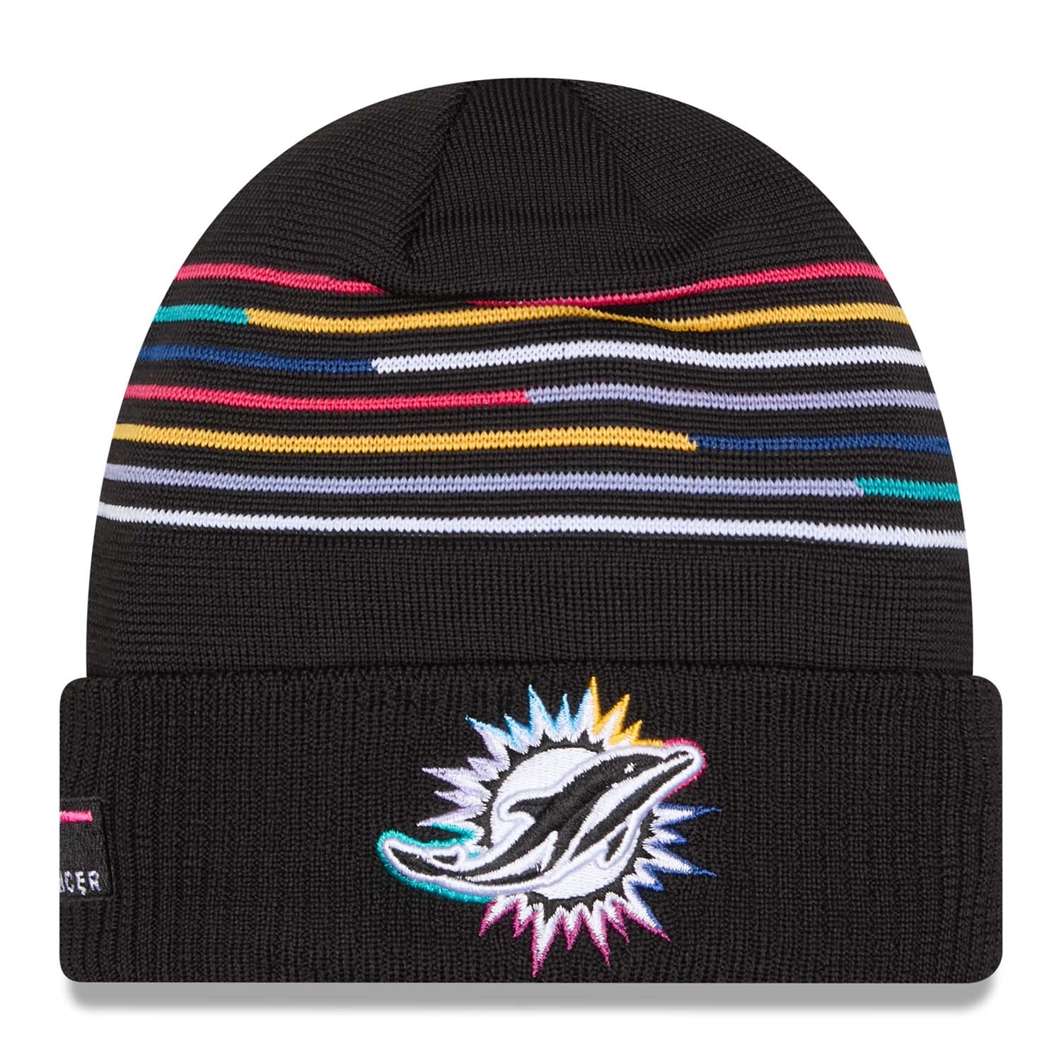 Miami Dolphins 2025 NFL Crucial Catch New Era Knit Hat