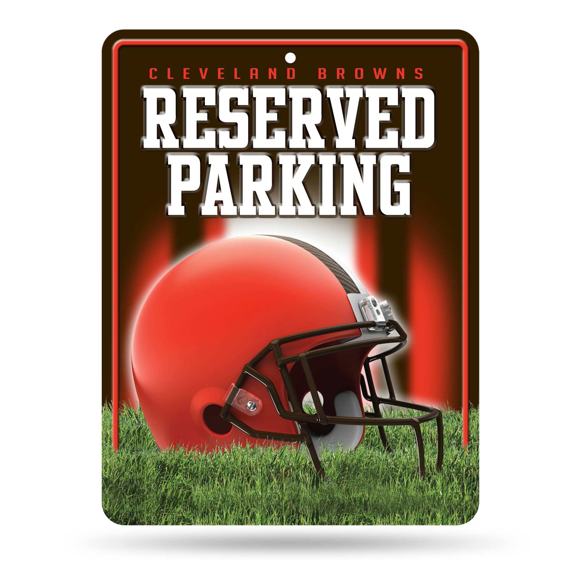 Cleveland Browns Reserved Parking NFL Metallschild