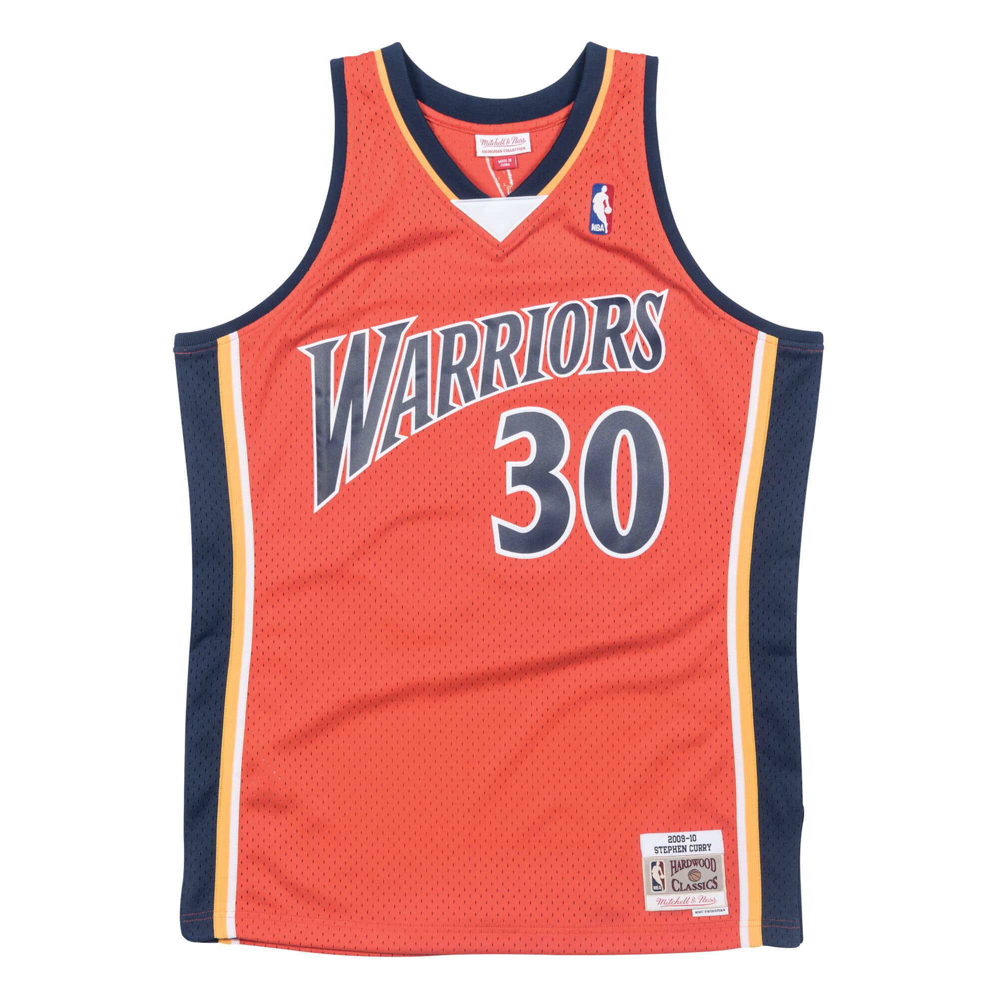Stephen Curry #30 Golden State Warriors 1993-94 Swingman NBA Jersey Orange