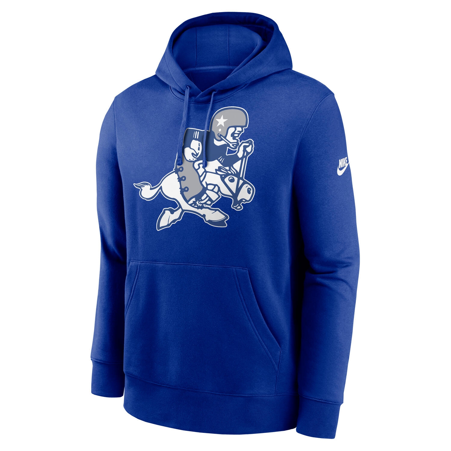 Dallas Cowboys Throwback Nike Club NFL Hoodie Blau
