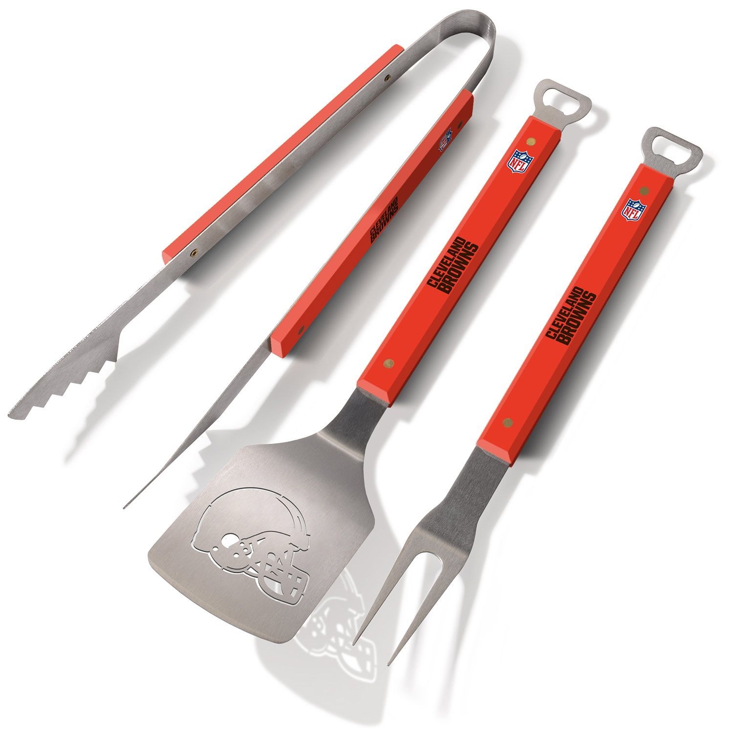 Cleveland Browns Spirit NFL Barbecue Grillbesteck-Set (3-Teilig)