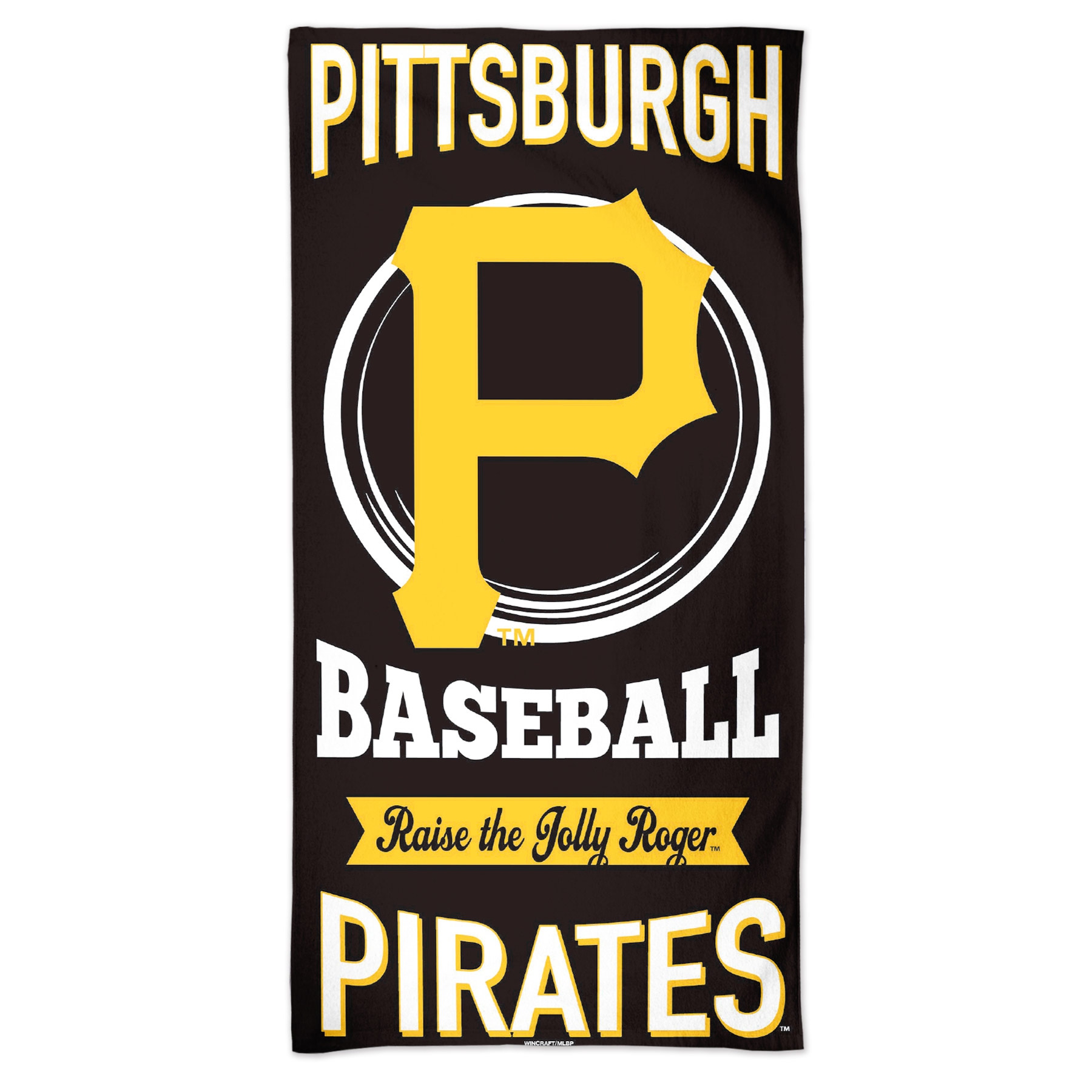 Pittsburgh Pirates Slogan WinCraft MLB Strandtuch