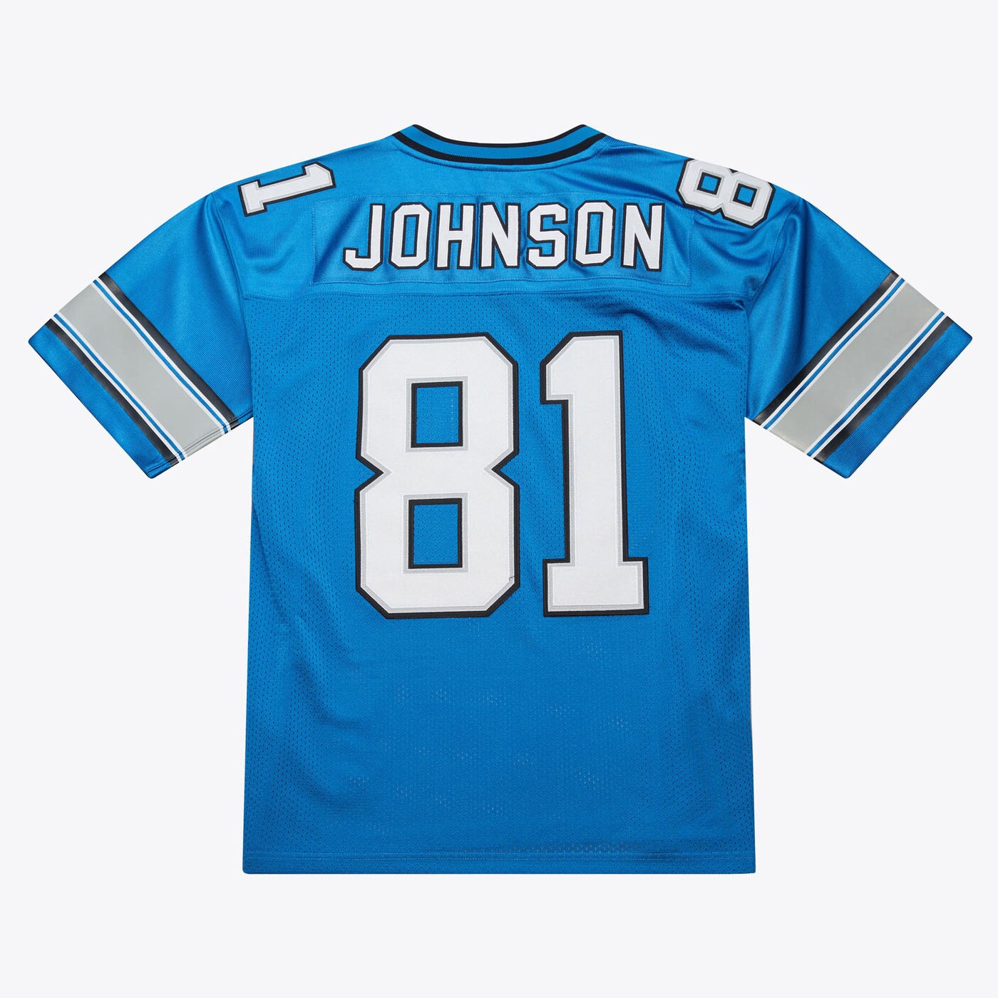 Calvin Johnson #81 Detroit Lions 2007 Authentic Throwback NFL Jersey Blue