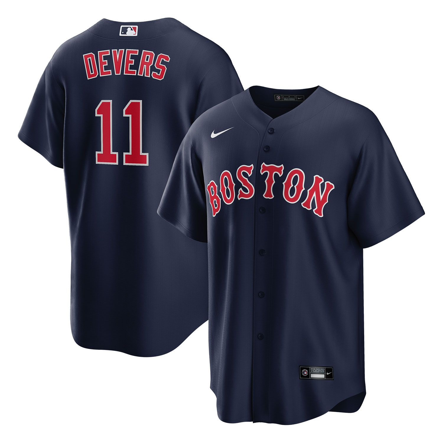 Rafael Devers #11 Boston Red Sox Nike MLB Trikot Navy