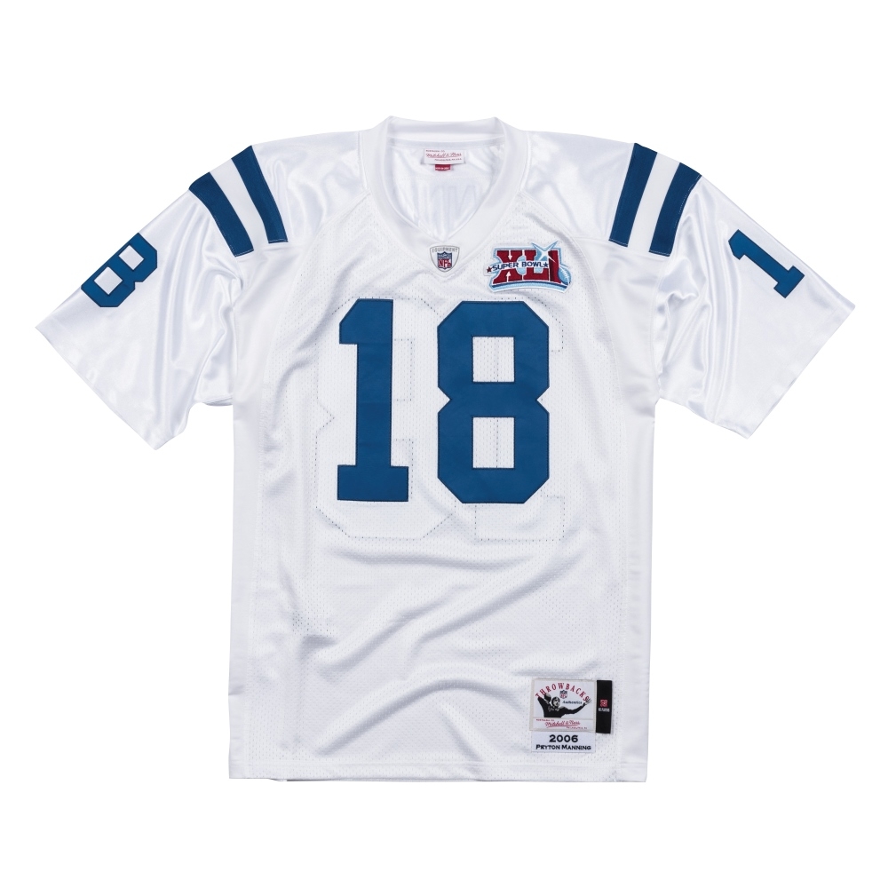 Peyton Manning #18 Indianapolis Colts 2006 Mitchell & Ness Authentic NFL Trikot Weiß