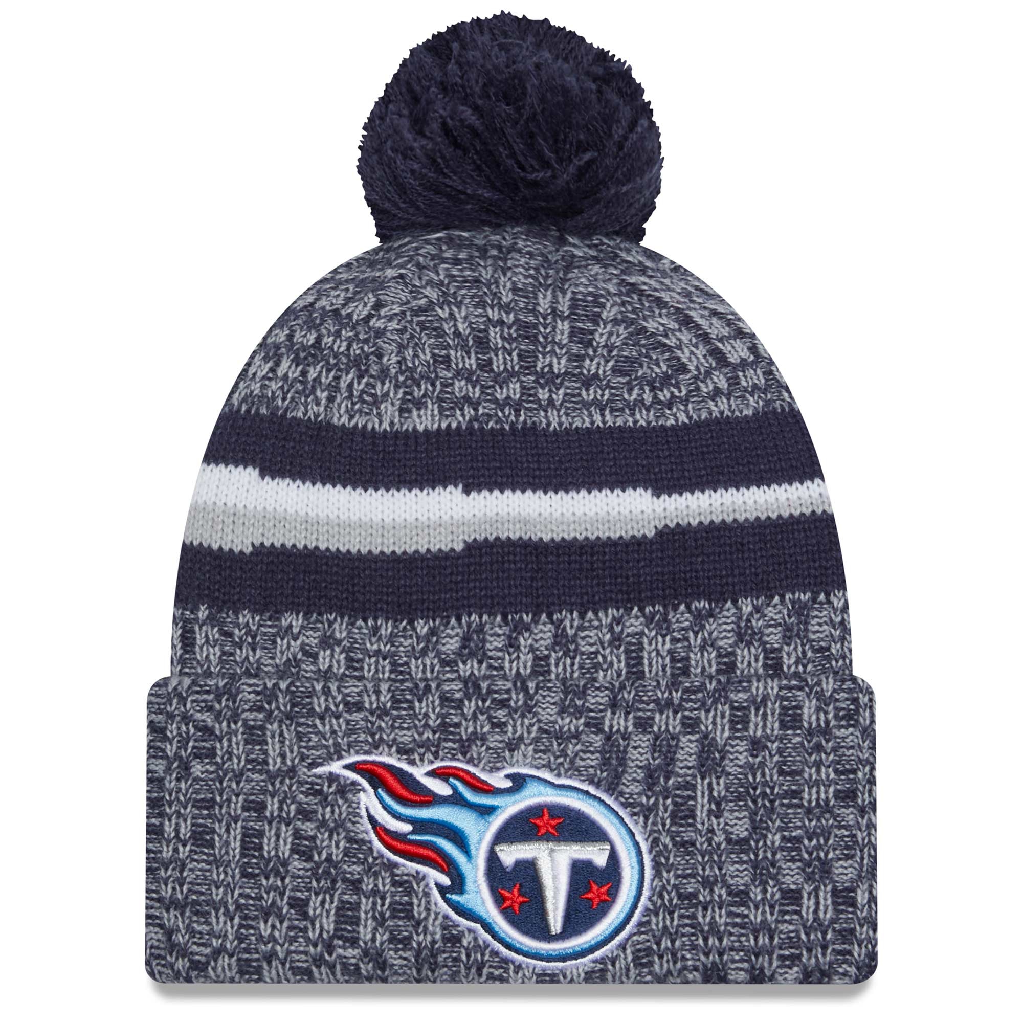 Tennessee Titans 2023 NFL Sideline New Era Sport Knit Wintermütze