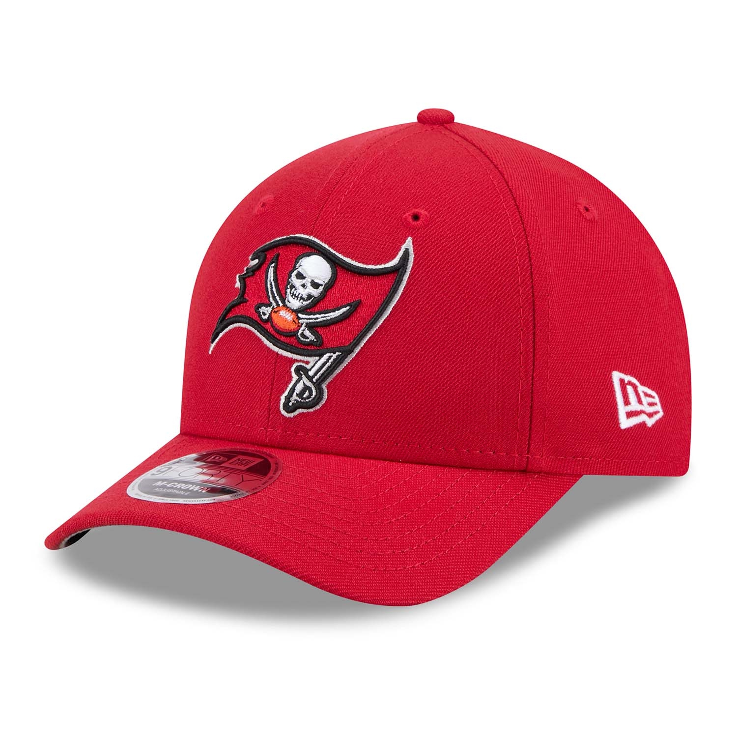 Tampa Bay Buccaneers NFL Team Logo New Era 9FORTY M-Crown Snapback Cap Red
