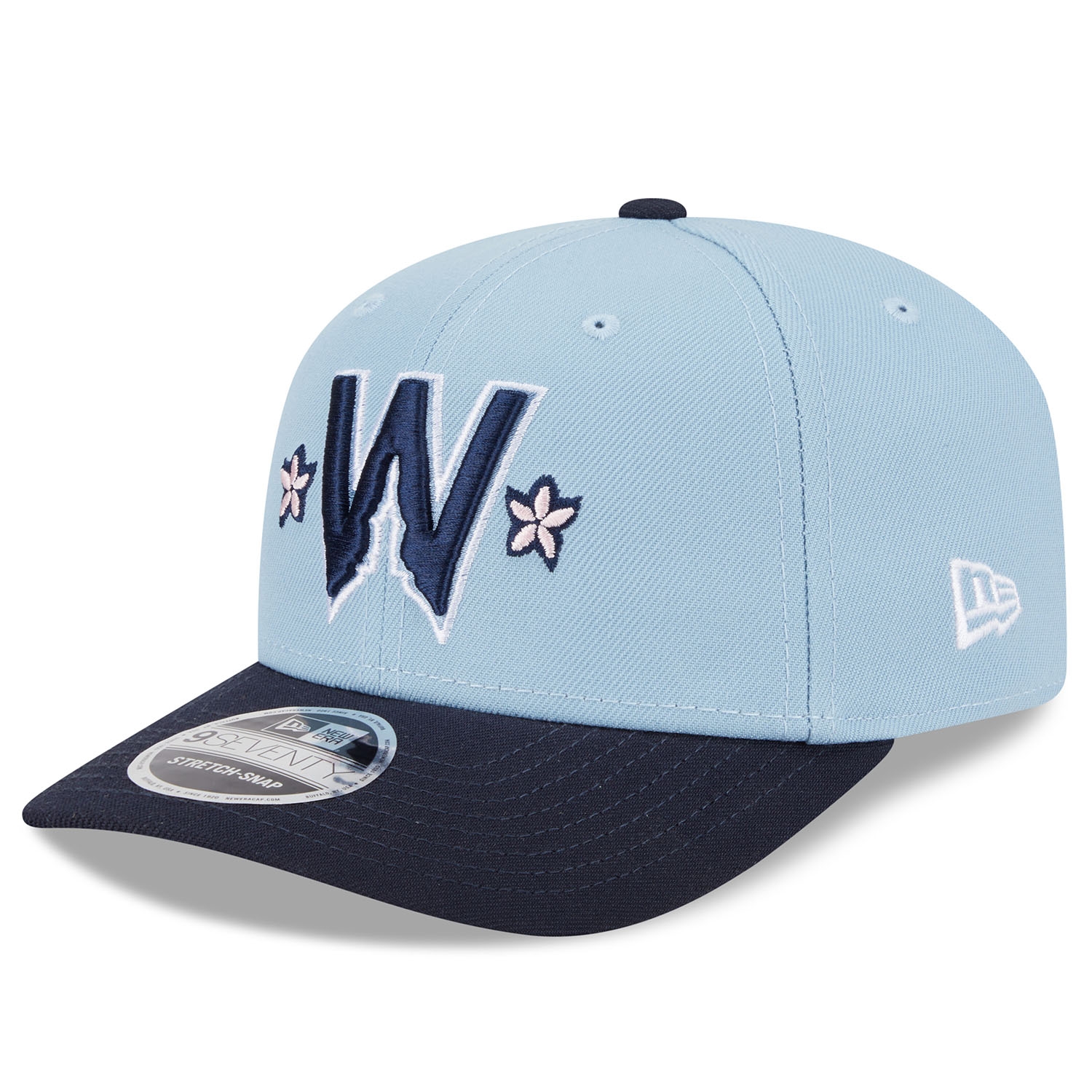 Washington Nationals MLB City Connect Stretch-Snap 9SEVENTY Cap Blau