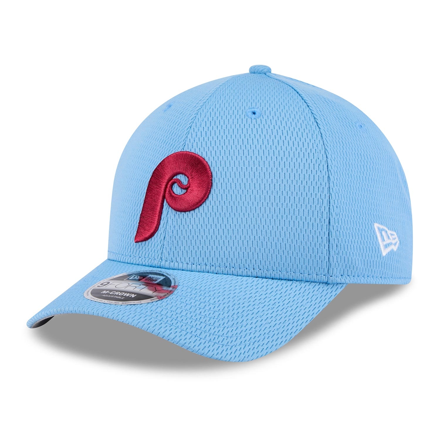 Philadelphia Phillies 2025 MLB Clubhouse Cooperstown 9FORTY M-Crown Snapback Cap Blau