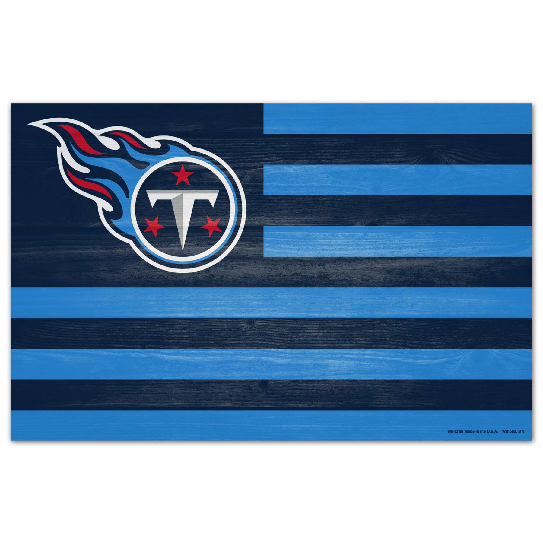 Tennessee Titans NFL Americana Holzschild