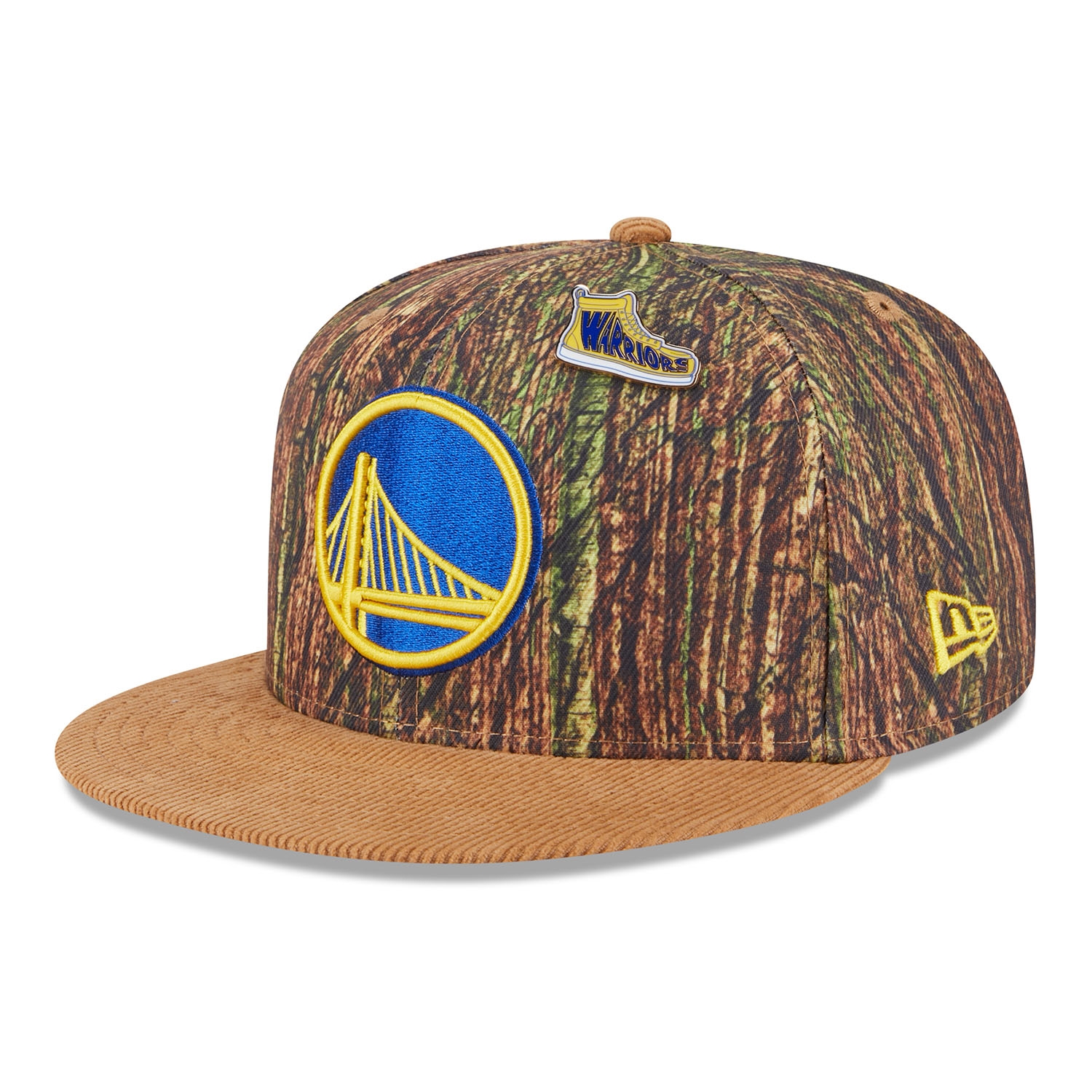 Era Golden State Warriors 2025 NBA All-Star Game Forrest Camo 9FIFTY Snapback Cap