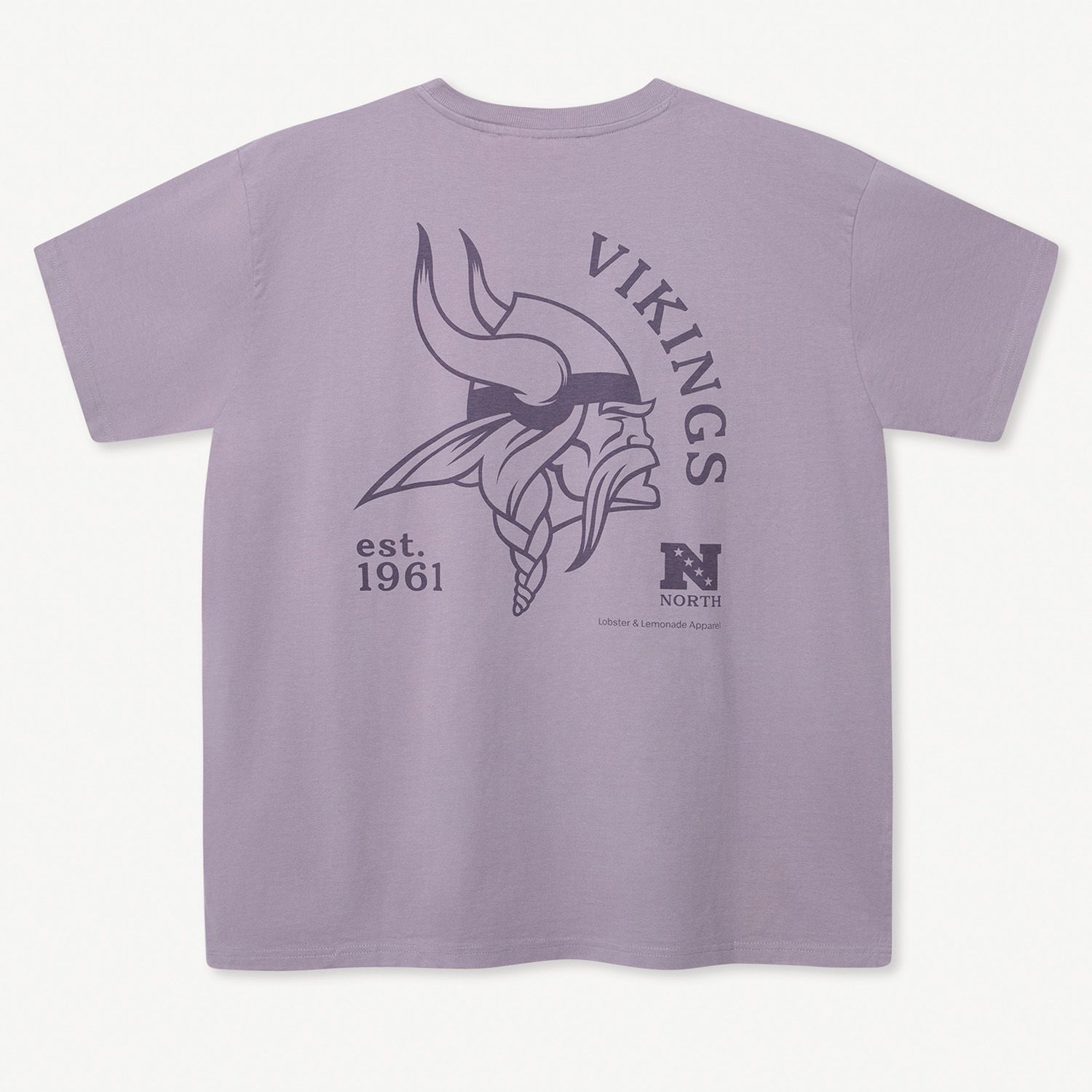 Minnesota Vikings L&L '89 Classics NFL T-Shirt Lila
