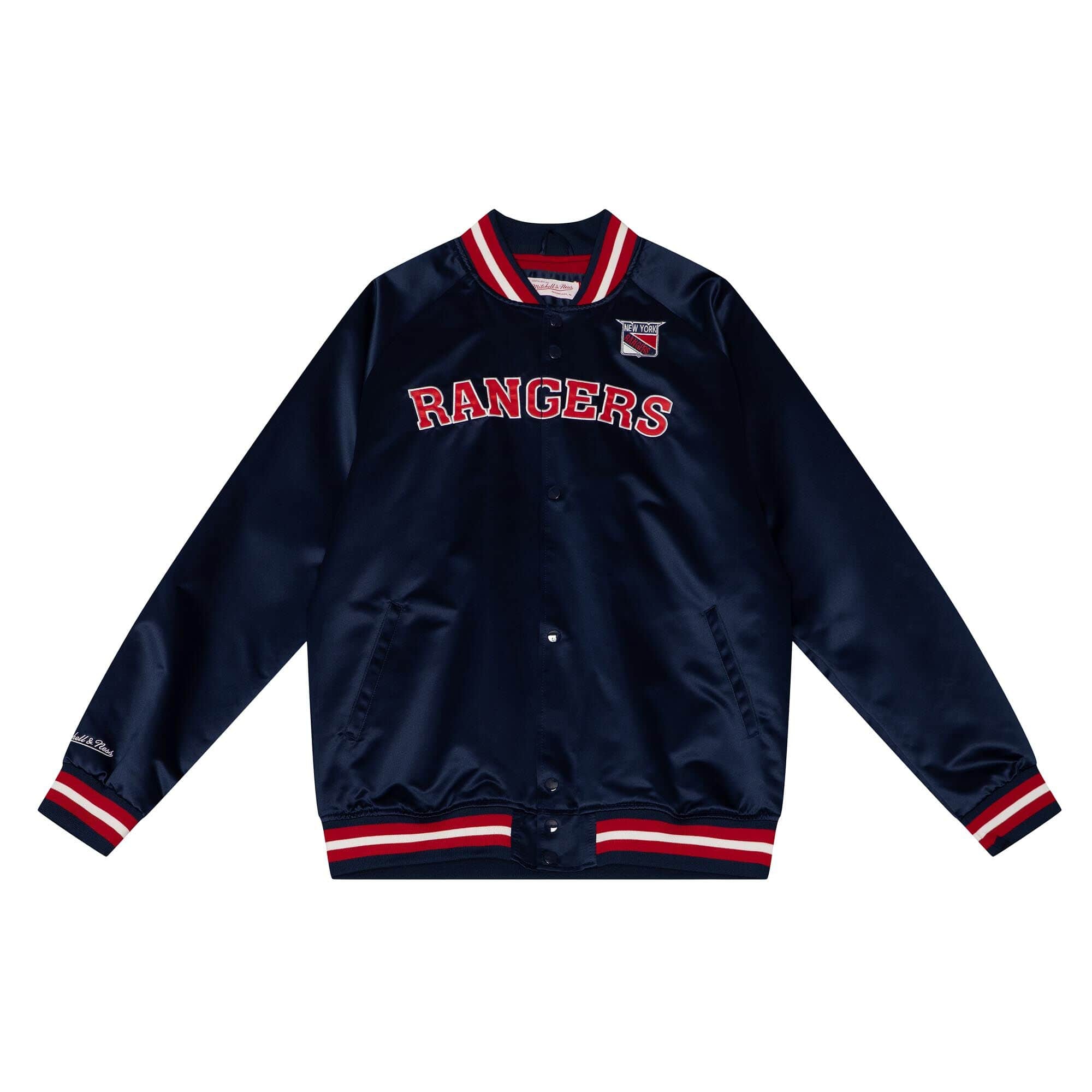 New York Rangers Mitchell & Ness Lightweight Satin NHL Jacket