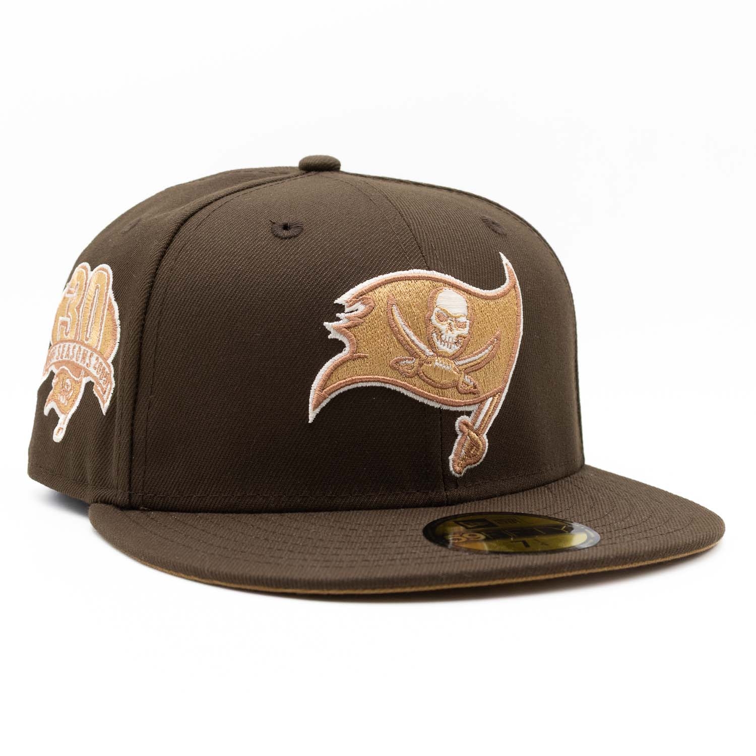 Tampa Bay Buccaneers Walnut 30 Seasons New Era 59FIFTY Fitted NFL Cap