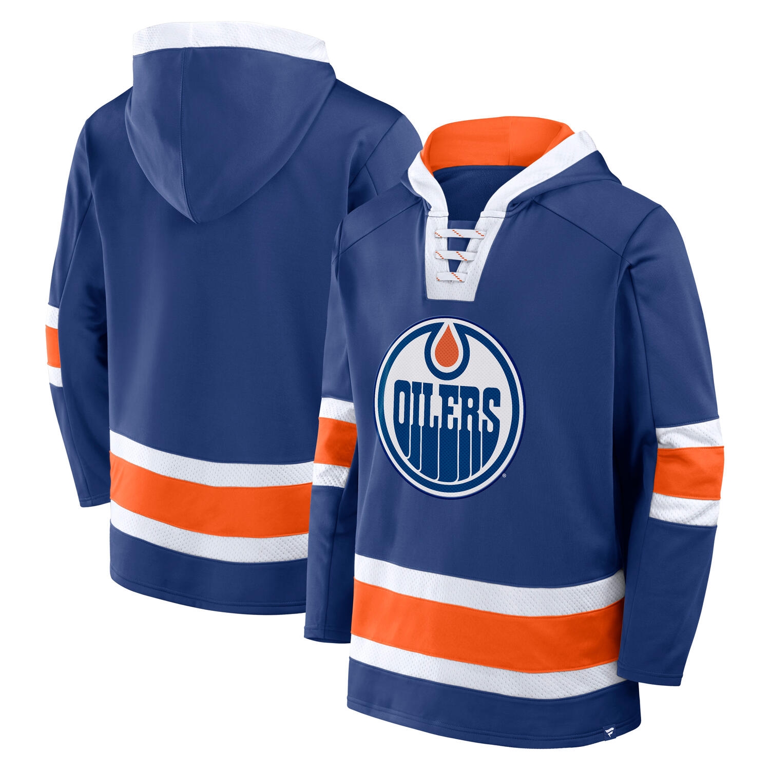 Edmonton Oilers Laced NHL Hoodie Blau