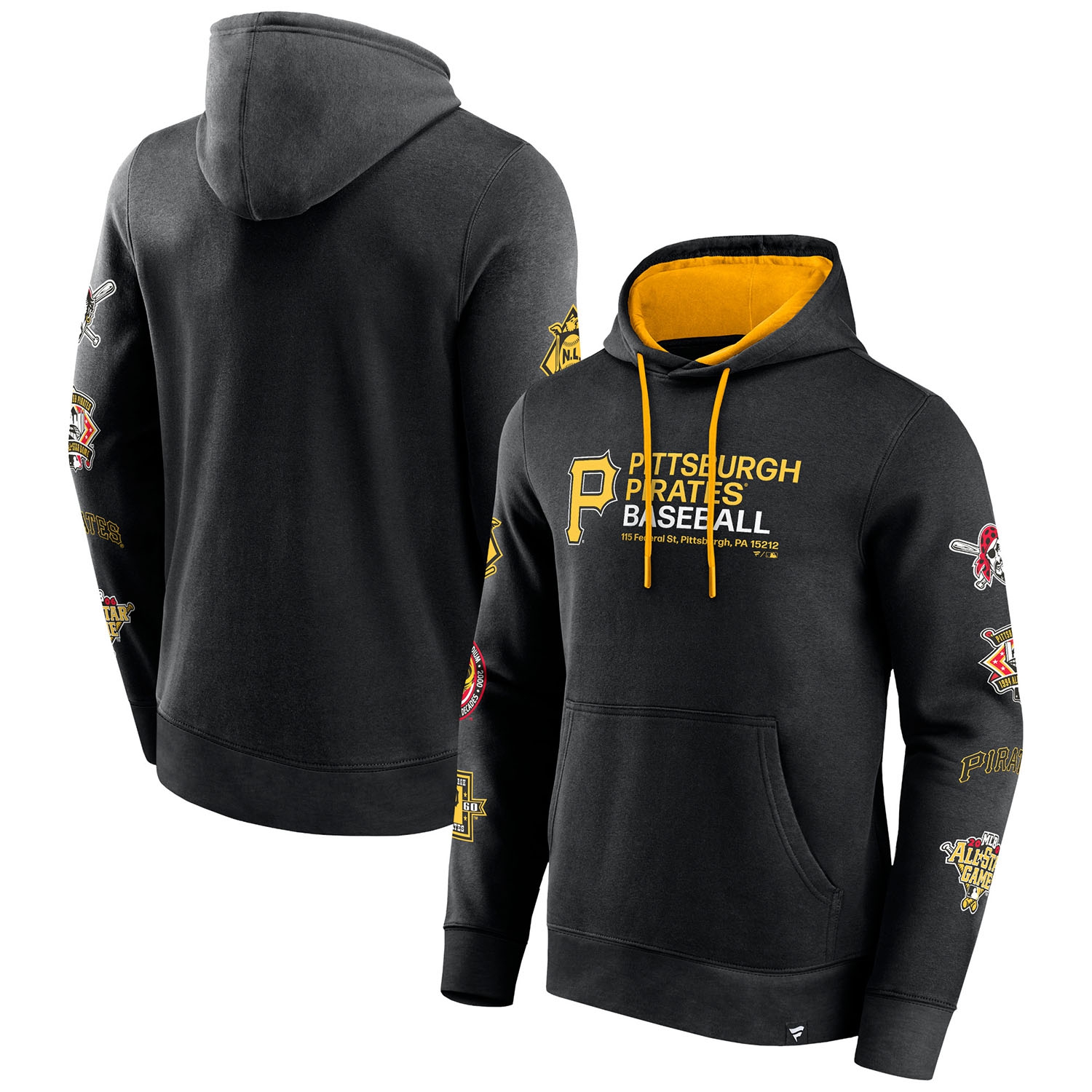 Pittsburgh Pirates Extra Innings MLB Hoodie Schwarz