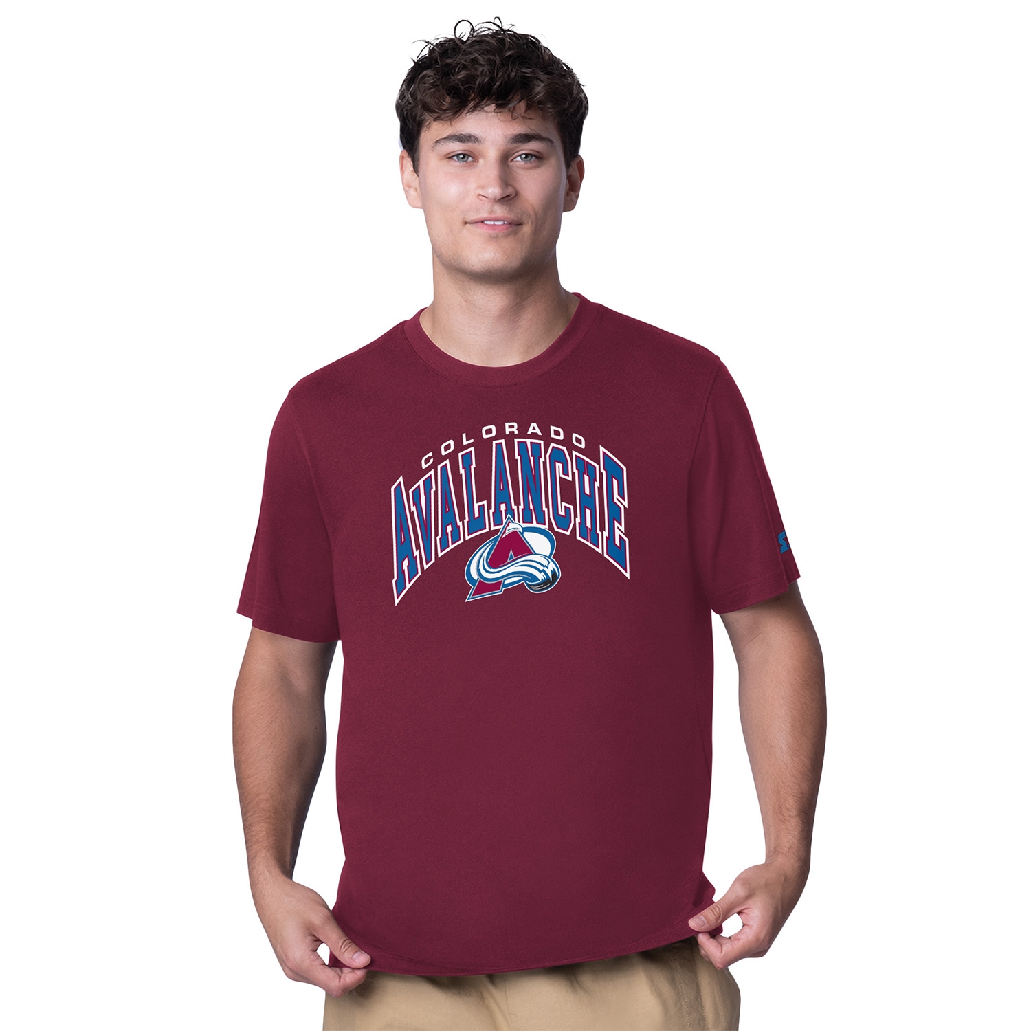 Colorado Avalanche Starter Drop The Puck NHL T-Shirt Burgund