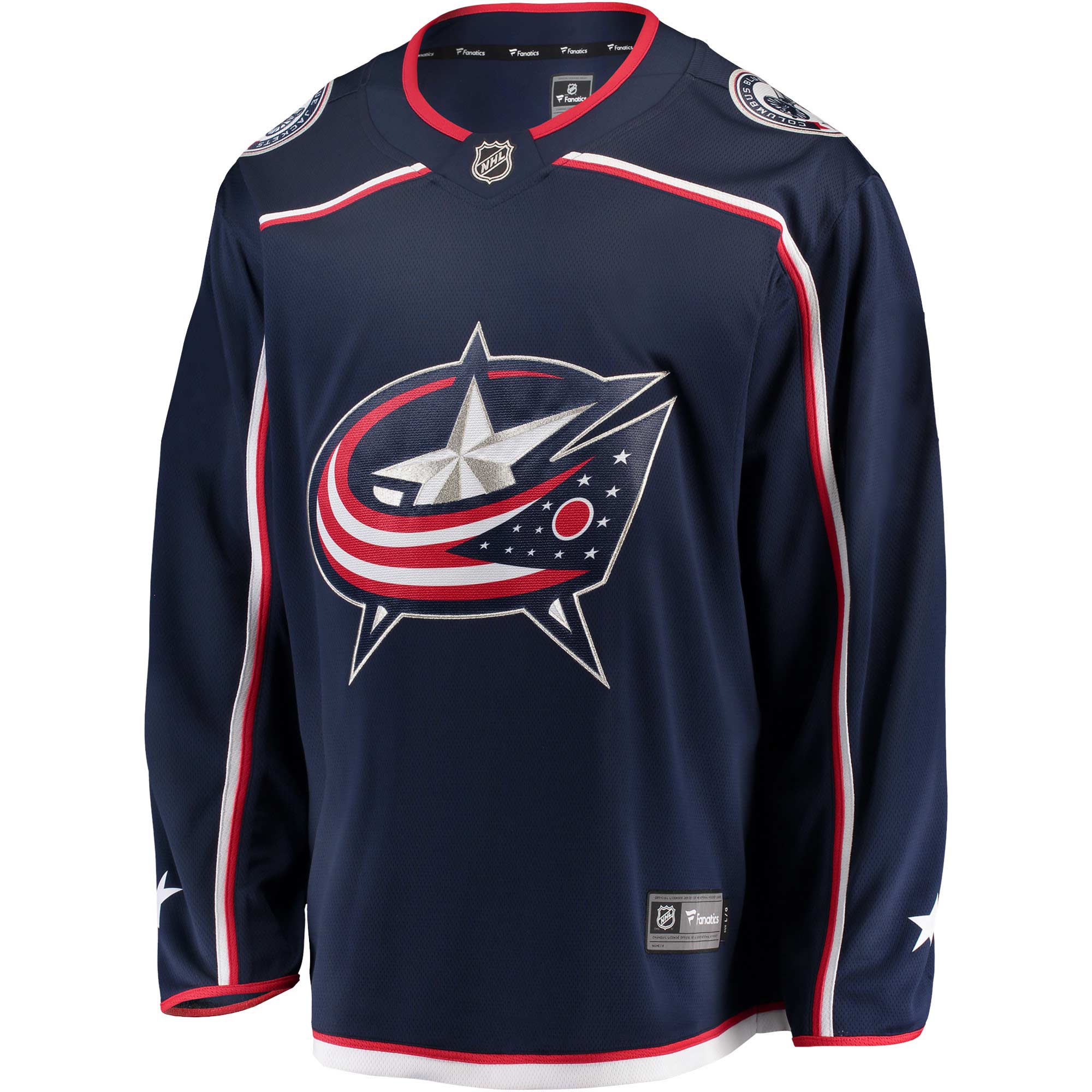 Columbus Blue Jackets Fanatics Breakaway NHL Trikot Home Navy