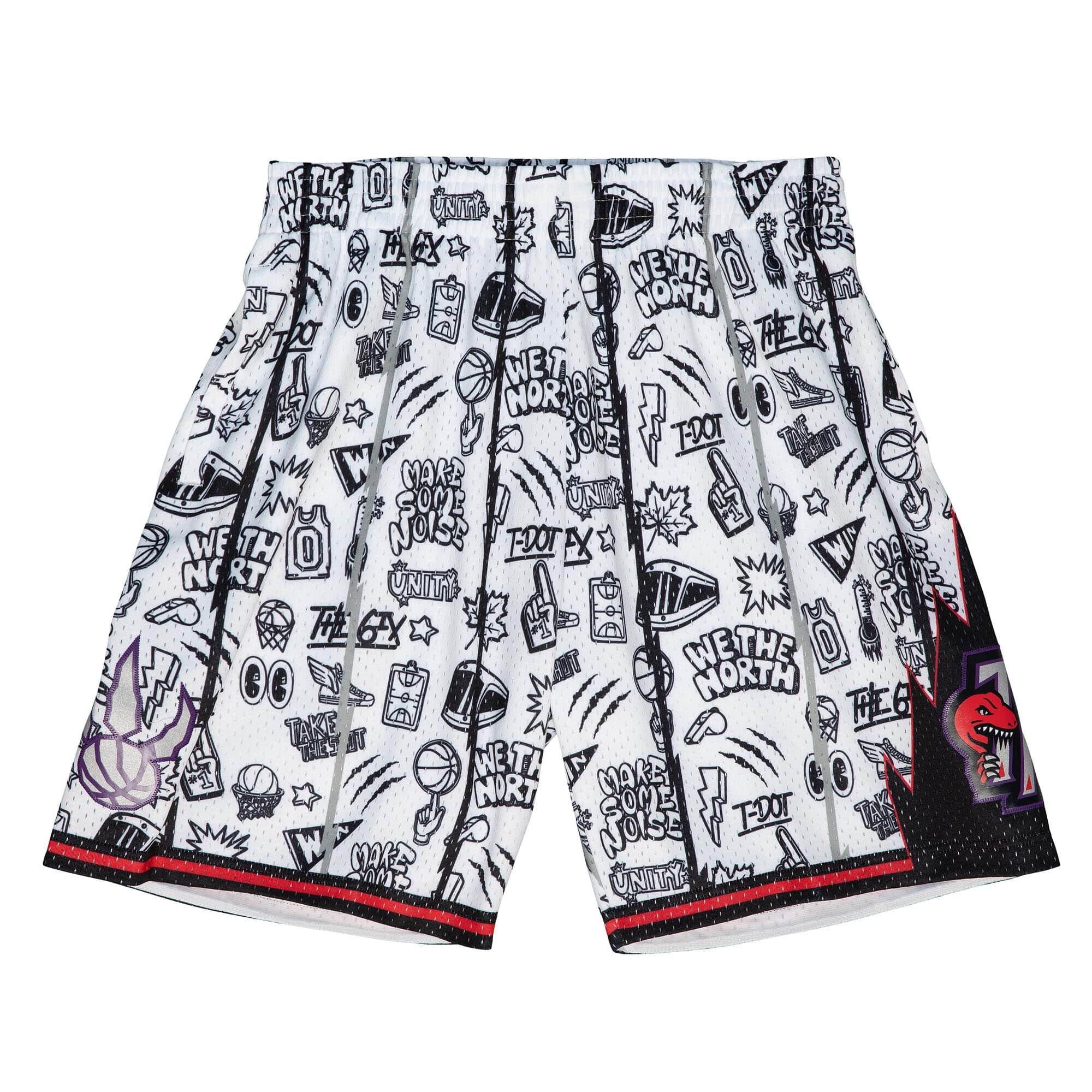 Toronto Raptors Doodle Mitchell & Ness Swingman NBA Shorts
