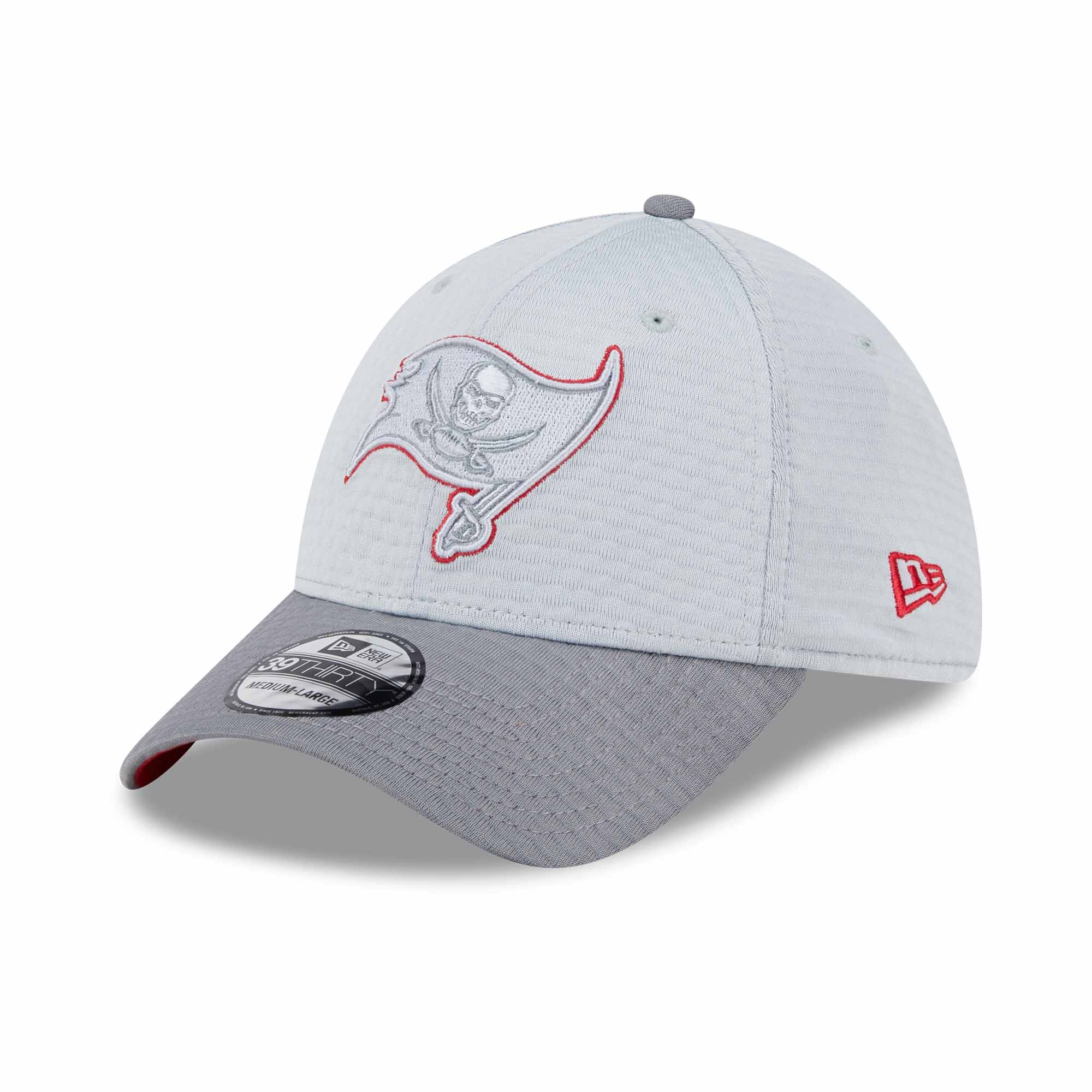 Tampa Bay Buccaneers 2024 NFL Training Camp New Era 39THIRTY Flex Cap Gray