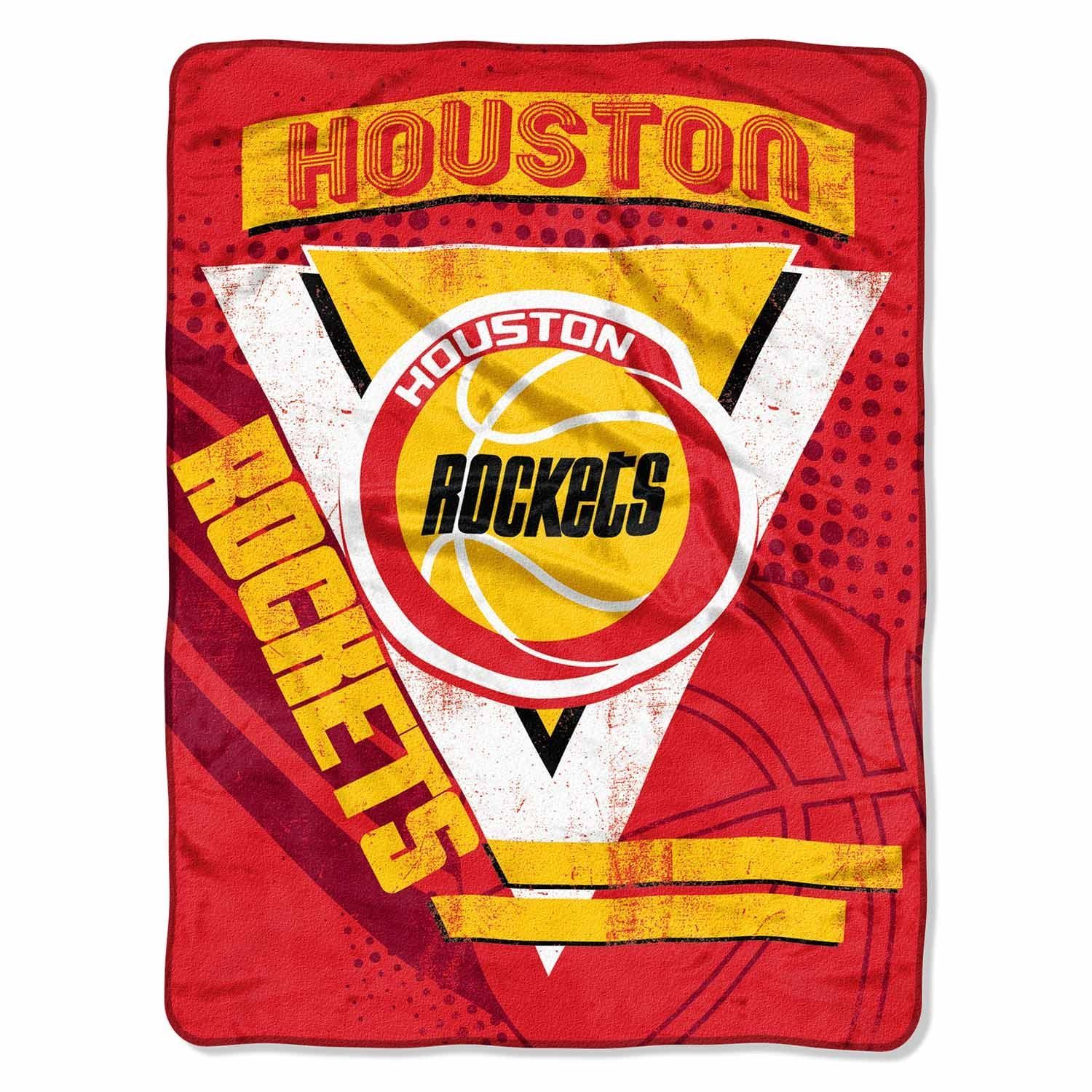 Houston Rockets Hardwood Classics Super Plush NBA Throw