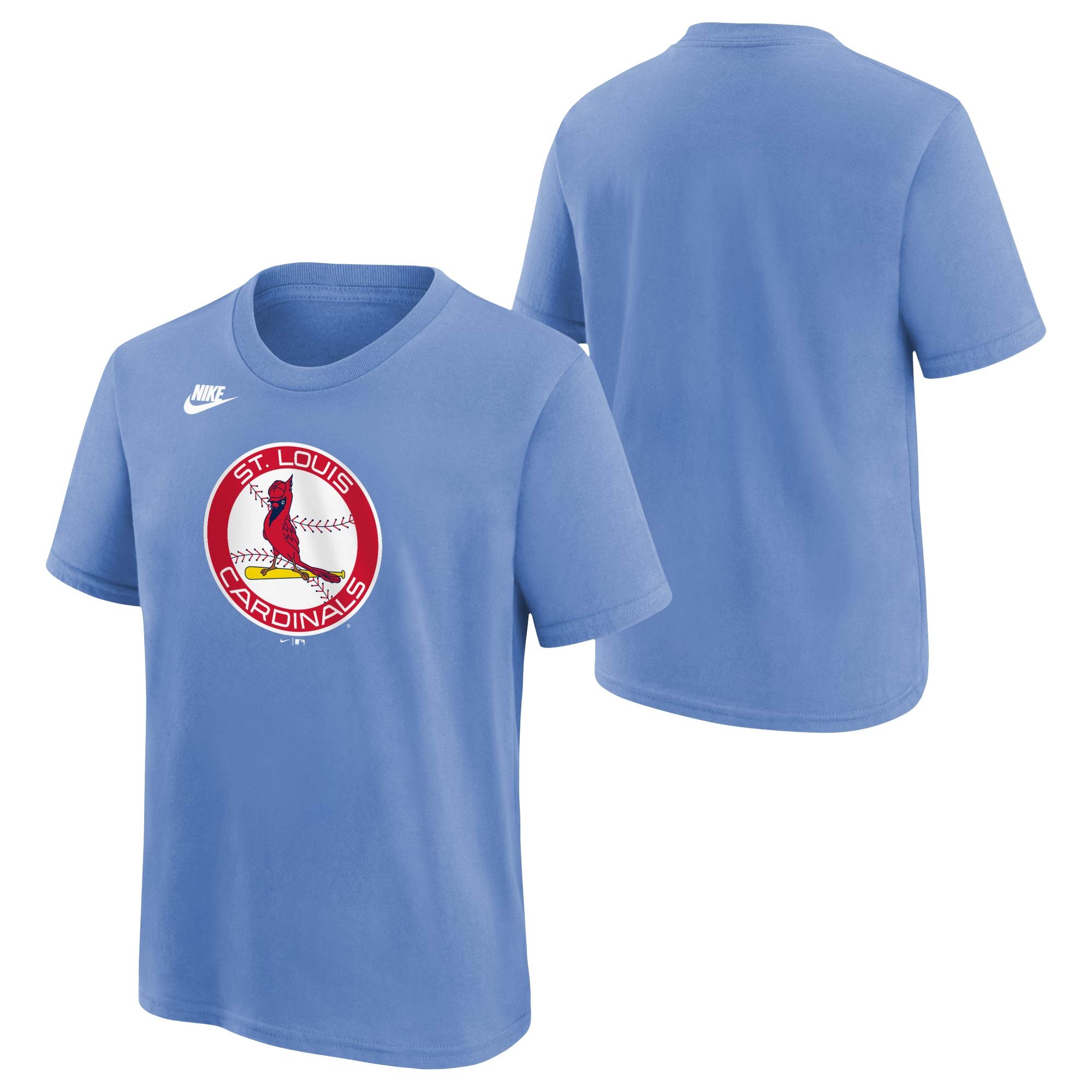 St. Louis Cardinals Cooperstown Logo Nike MLB T-Shirt Blau (YOUTH)